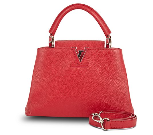 Pre-Owned Louis Vuitton Capucines MM LV Taurillon BB Red 