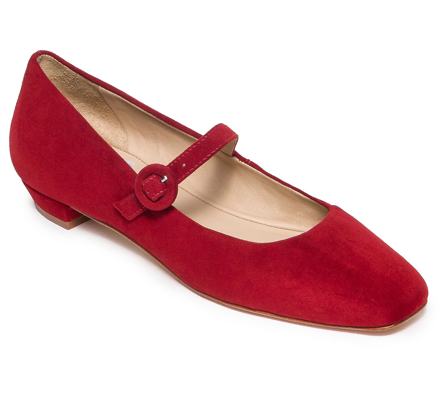 Bernardo Leather/Suede Mary Jane Flat- Gabriela - QVC.com