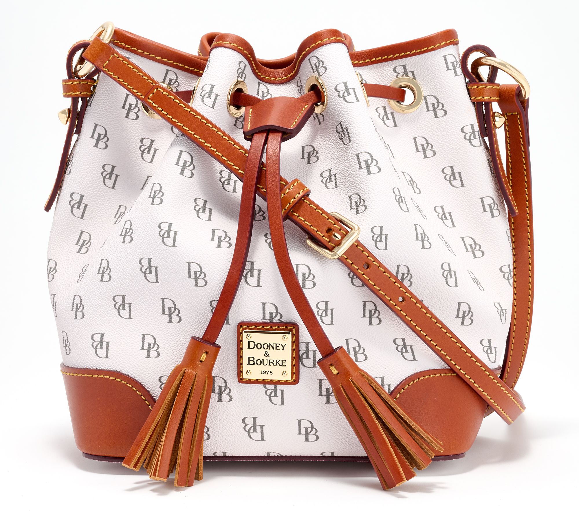 Dooney & Bourke Coated Cotton Gretta Crossbody Drawstring