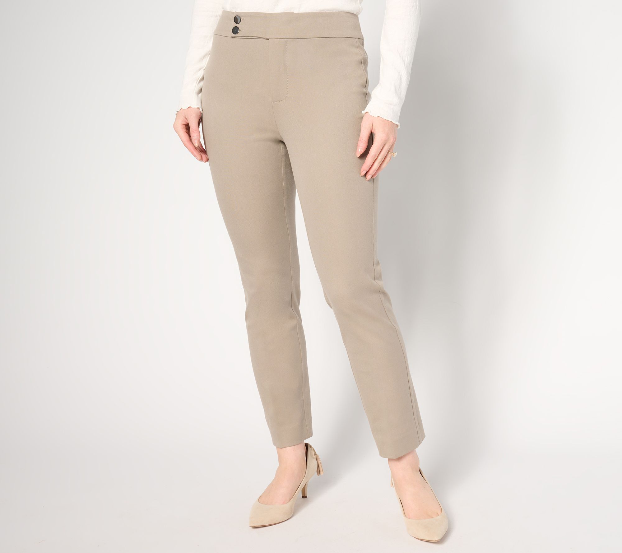 NIC+ZOE Straight Leg Plaza Pant