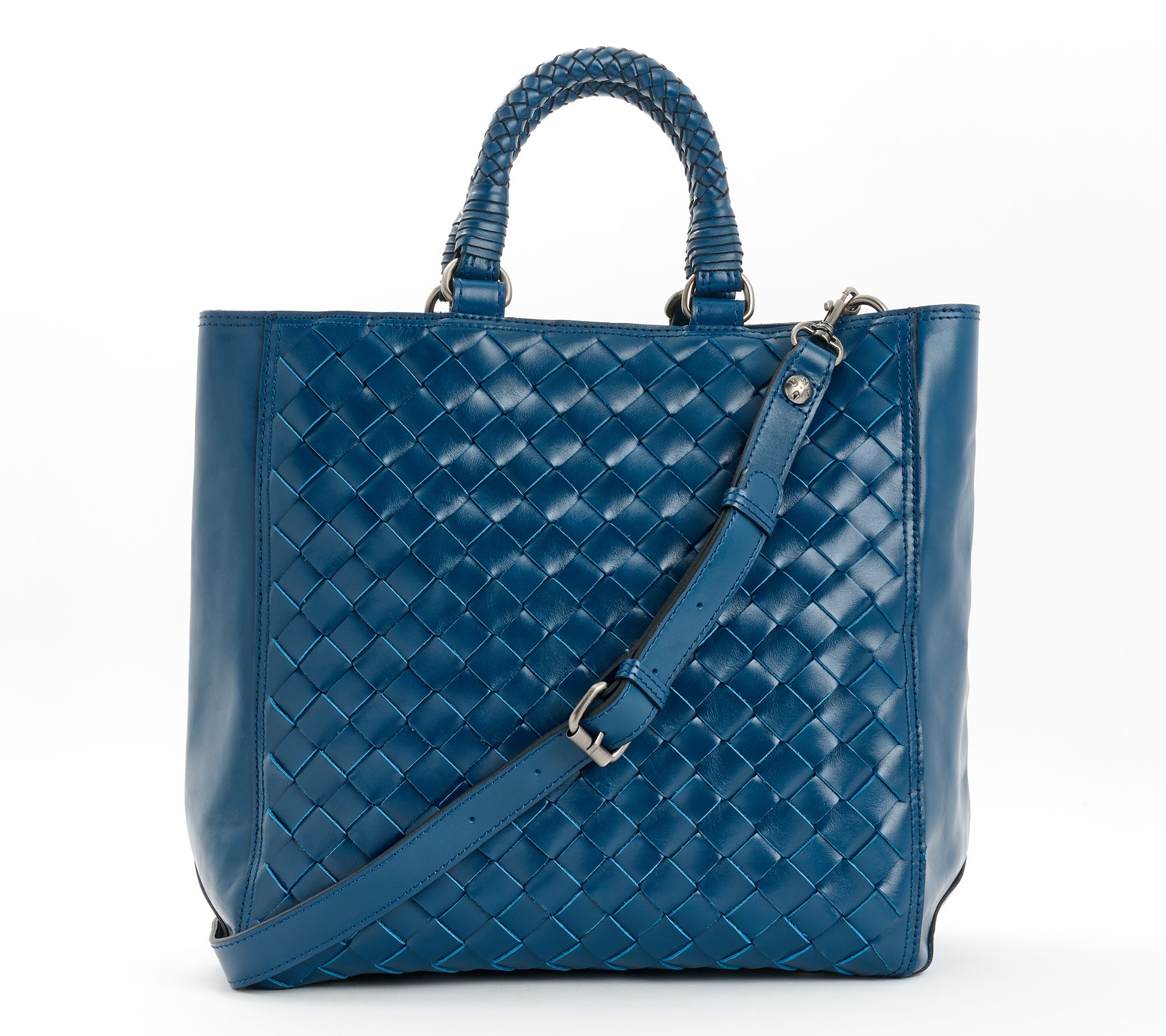 Patricia Nash Tremiti Discovery Woven Leather Tote