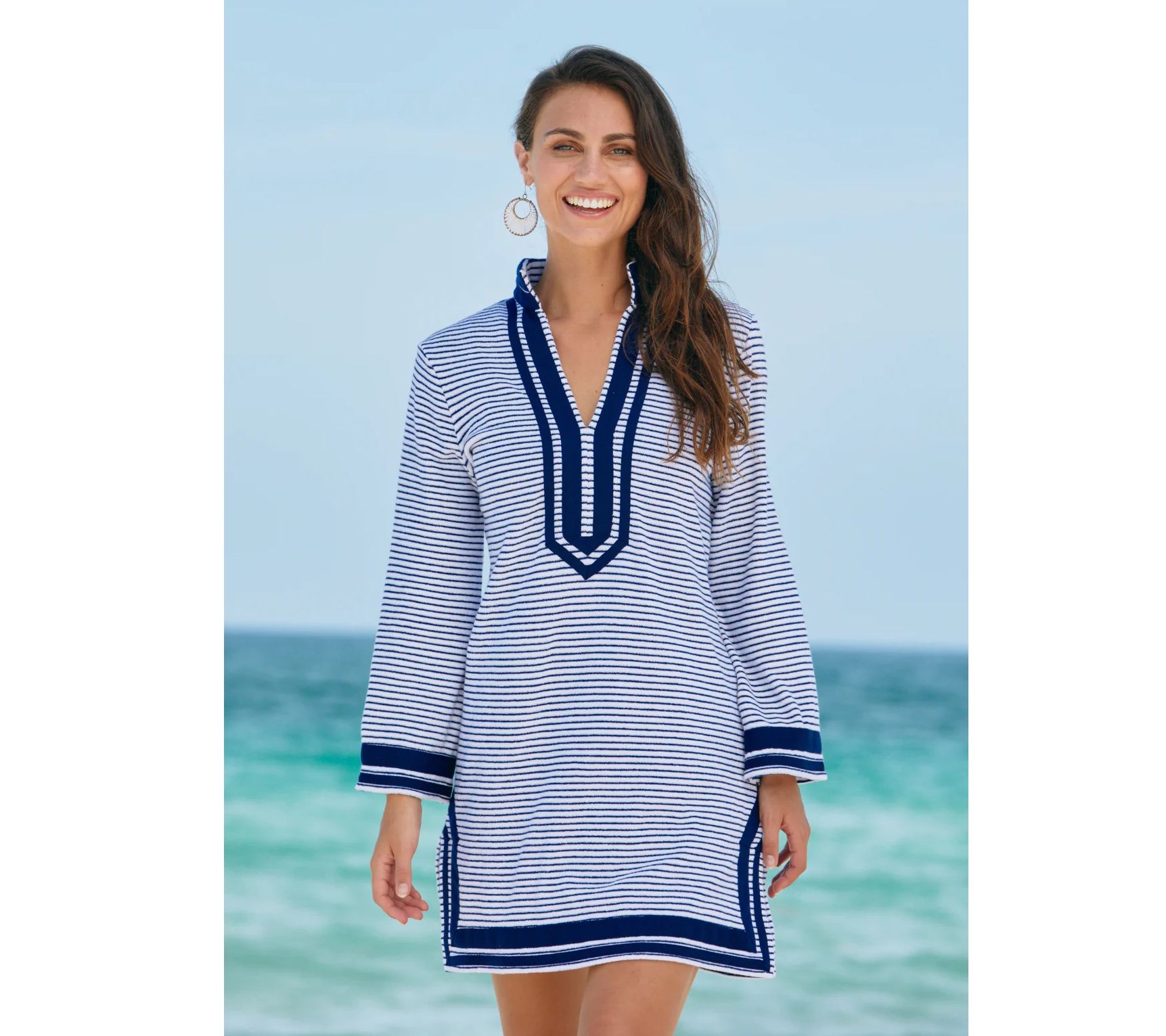 Cabana Life Long Sleeve Terry Tunic UPF 50