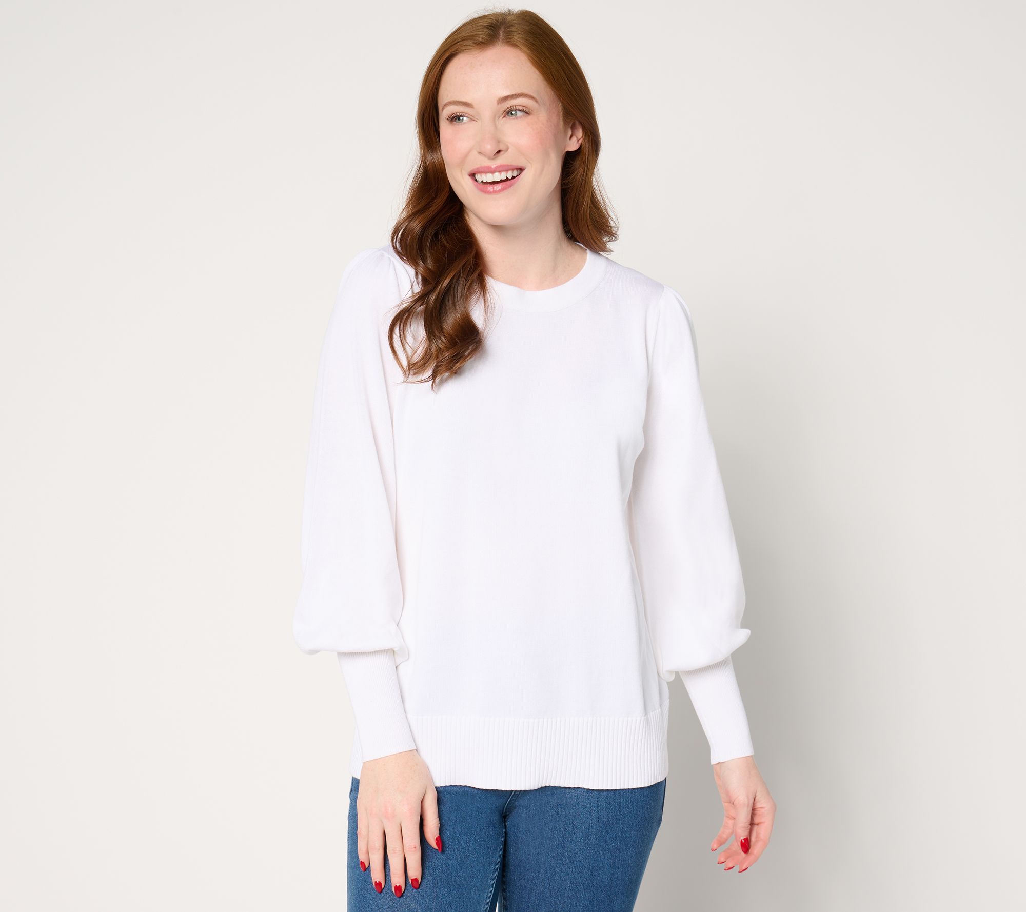 Belle by Kim Gravel Hello Spring Bishop Sleeve Sweater