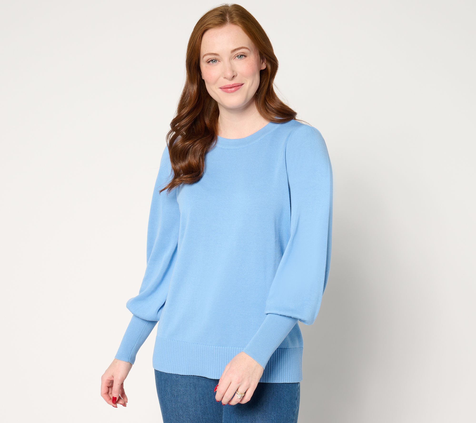 Belle by Kim Gravel Hello Spring Bishop Sleeve Sweater