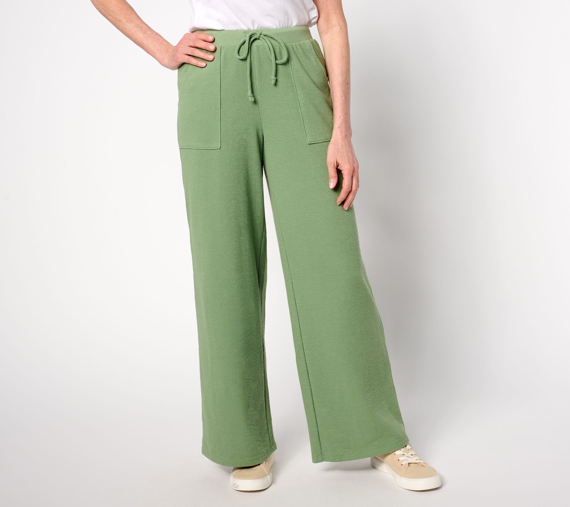 Me by Jennie Garth Petite Nyla Full Length Wide Leg Pants