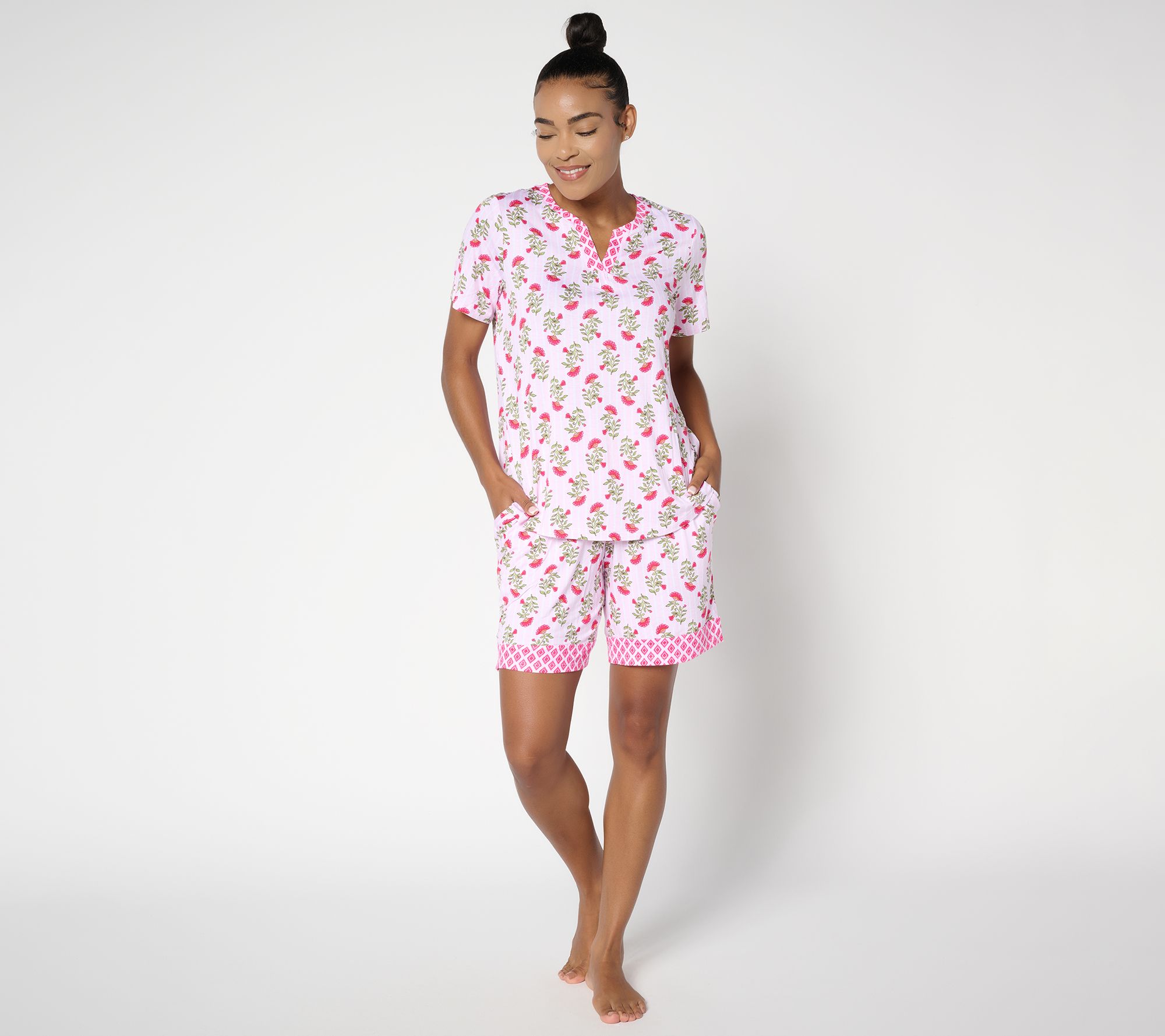 Cuddl Duds Smooth Jersey Dreaming on the Edge Pajama Set