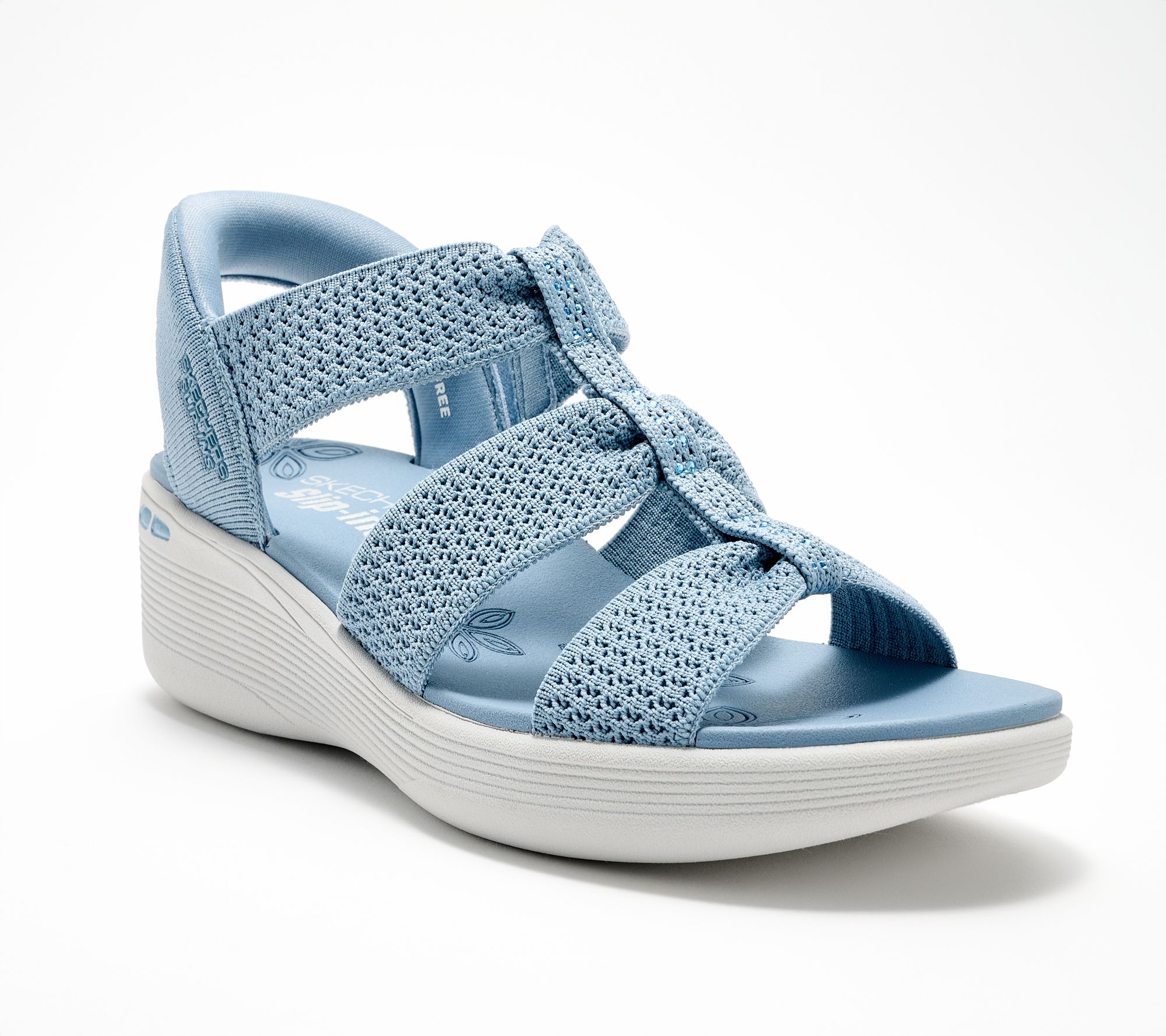 Skechers Slip-ins Cali Pier Lite Wedge Sandals -Lovely Horizon