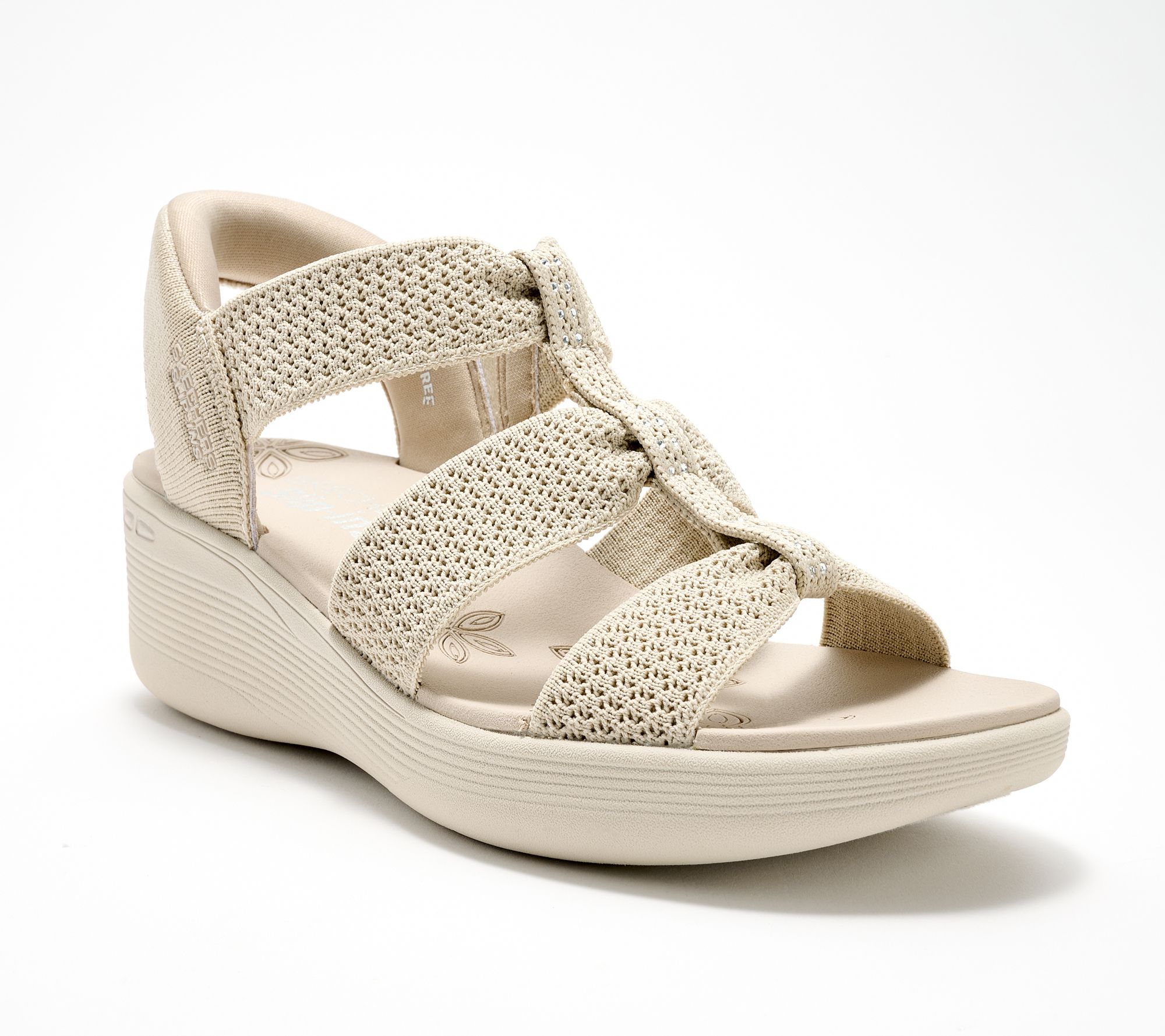 Skechers Slip-ins Cali Pier Lite Wedge Sandals -Lovely Horizon