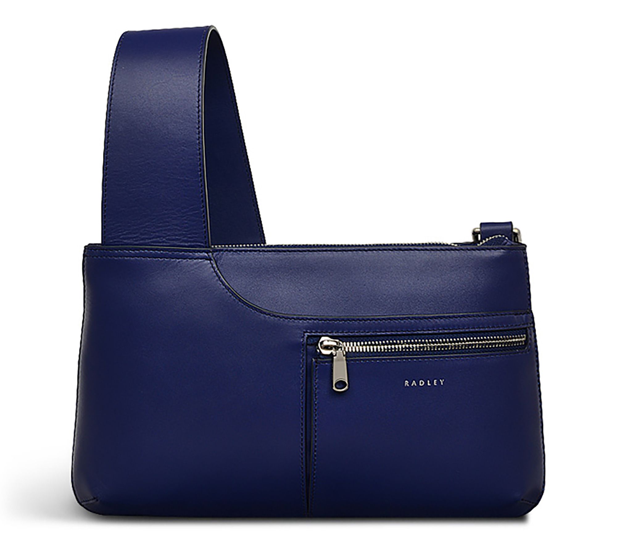 RADLEY Cross orders Body Handbag, Blue Fabric, Leather Handle, Messenger