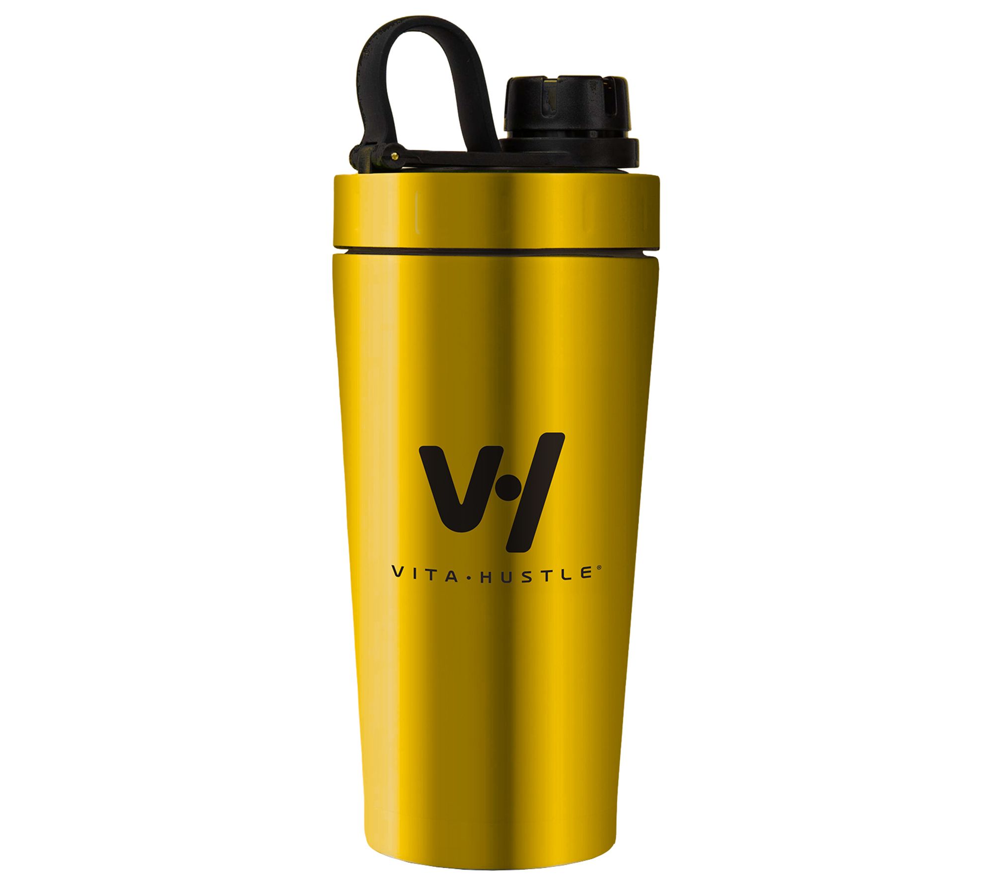 VitaHustle 20oz Stainless Steel Shaker Cup with Blender Ball