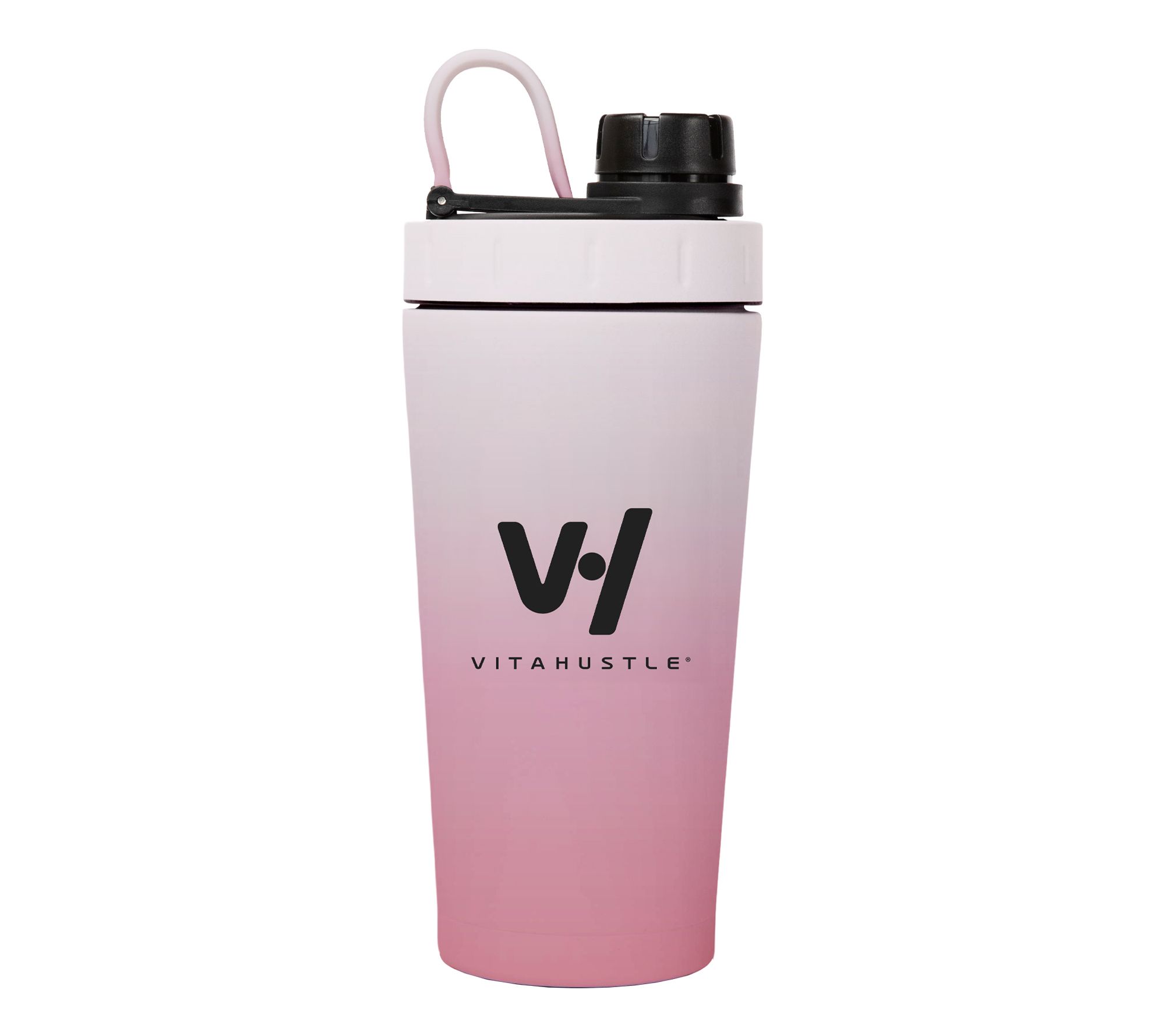 VitaHustle 20oz Stainless Steel Shaker Cup with Blender Ball