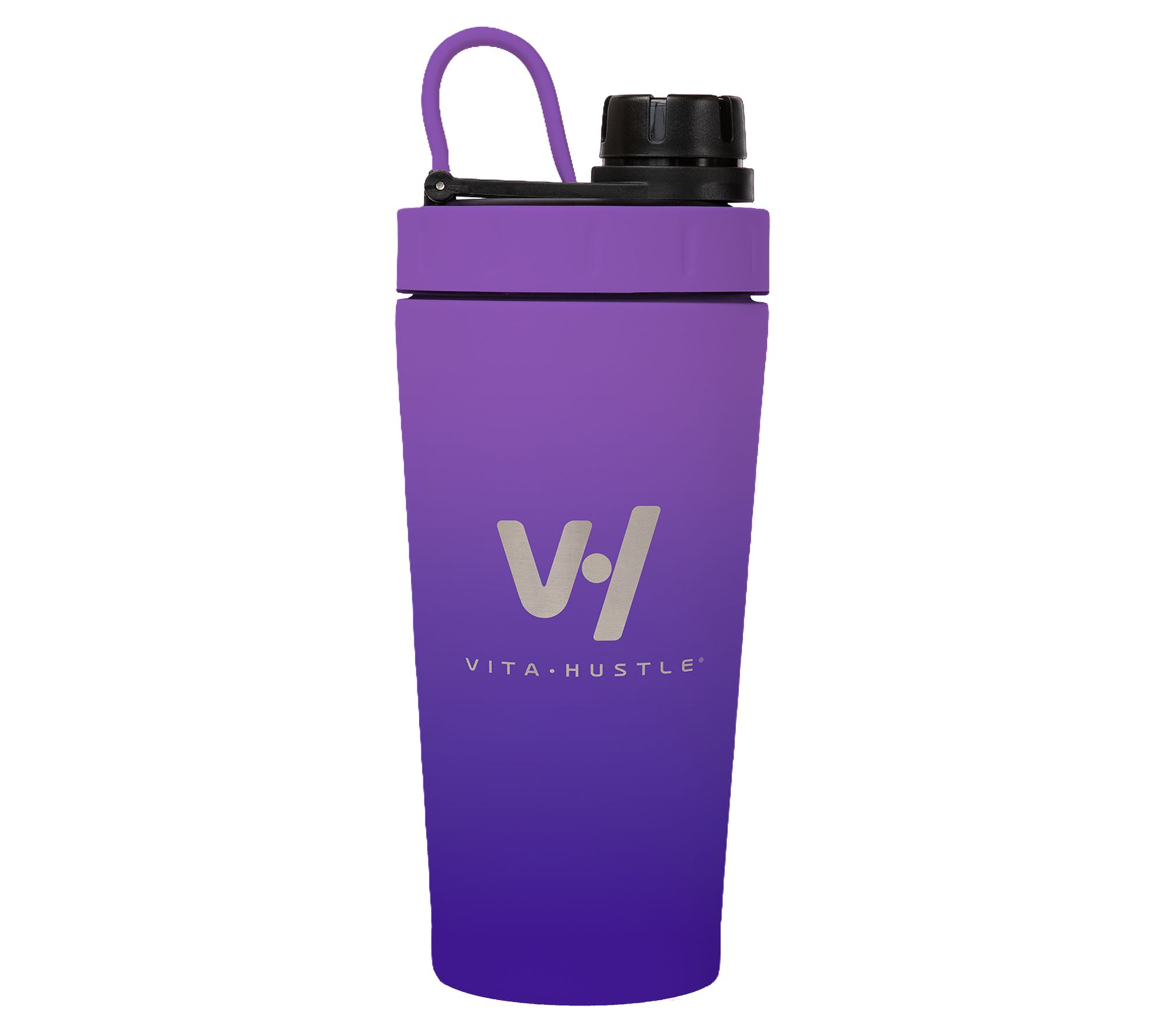 VitaHustle 20oz Stainless Steel Shaker Cup with Blender Ball