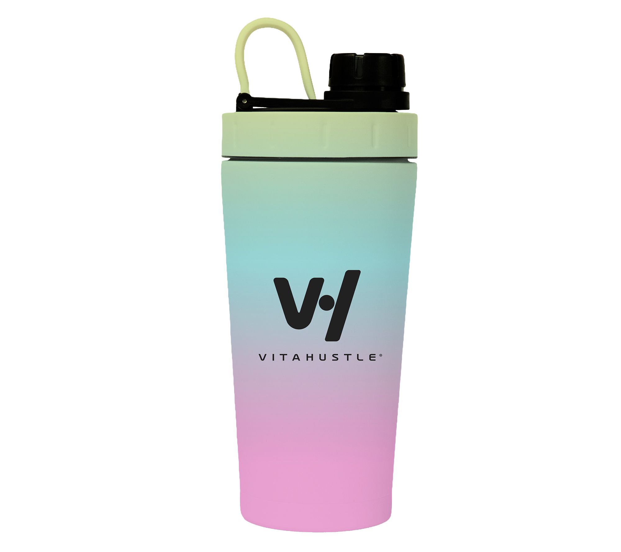 VitaHustle 20oz Stainless Steel Shaker Cup with Blender Ball