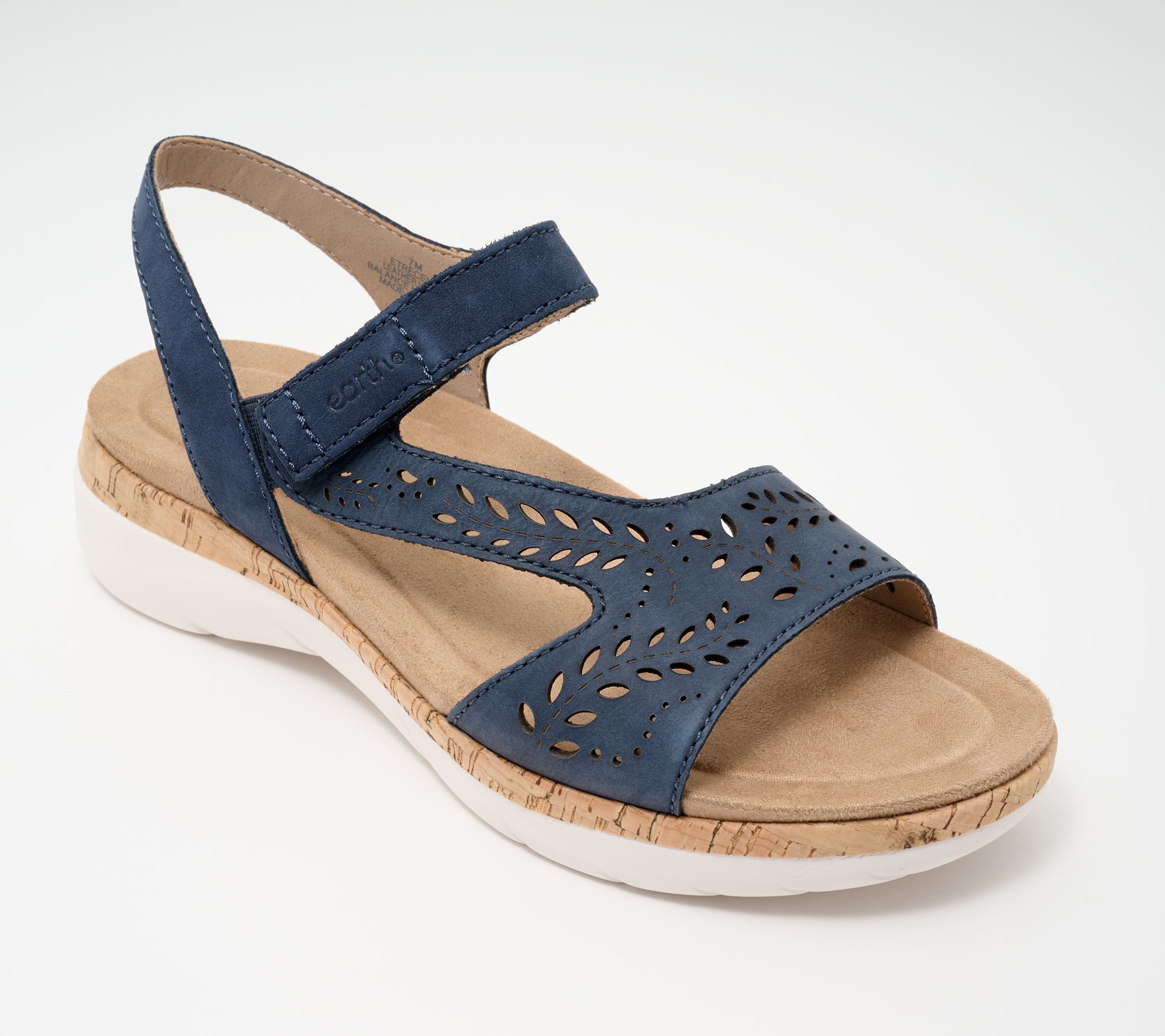 Earth Leather Perforated Sport Sandals - Recent