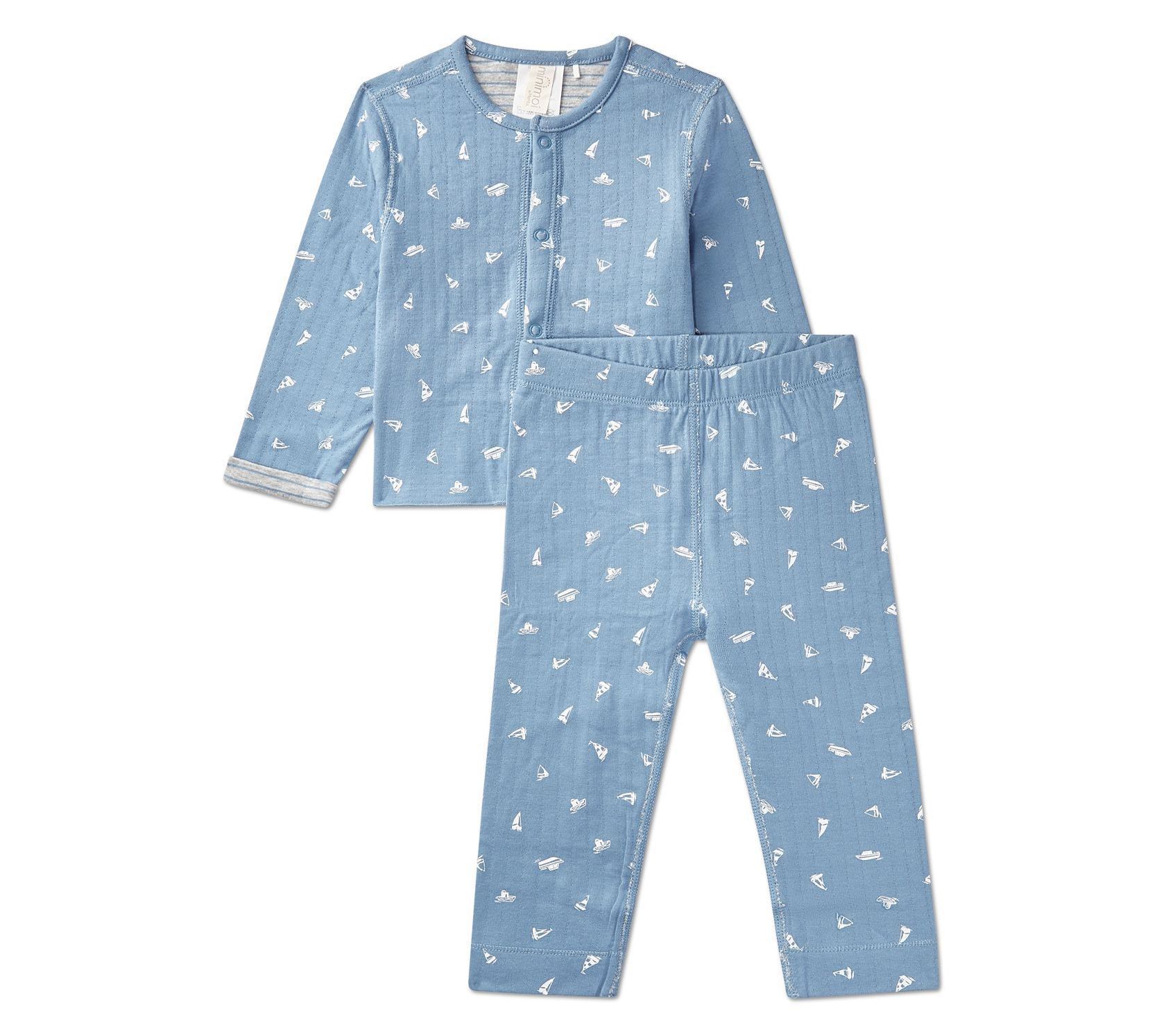 MiniMoi Baby and Toddler Reversible Pajama Set