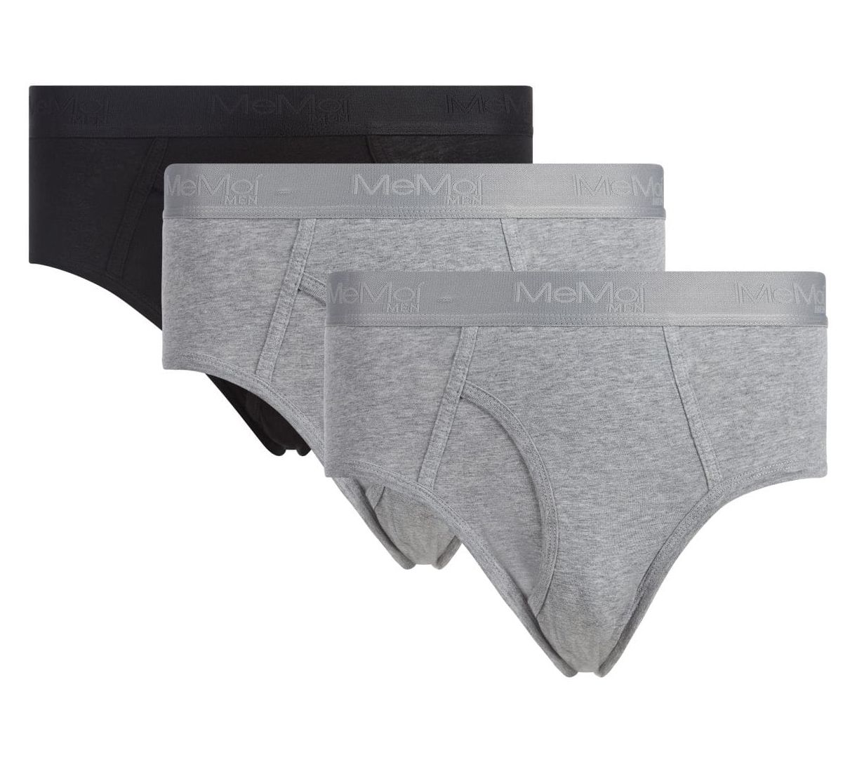 Memoi Men's Set of 3 Classic Fit Briefs