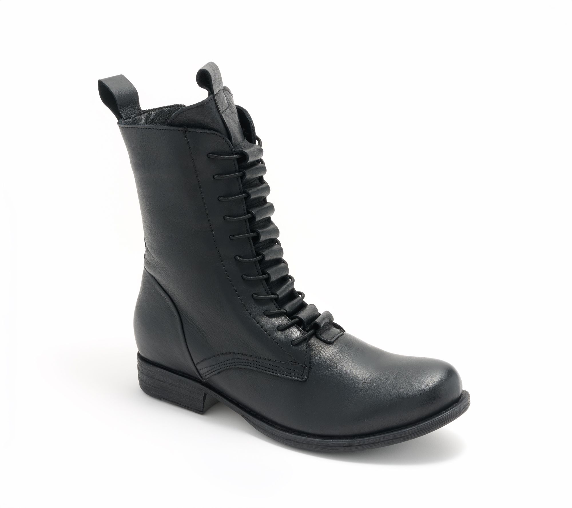 Miz Mooz Leather Gore-Lace Boots - Lizza