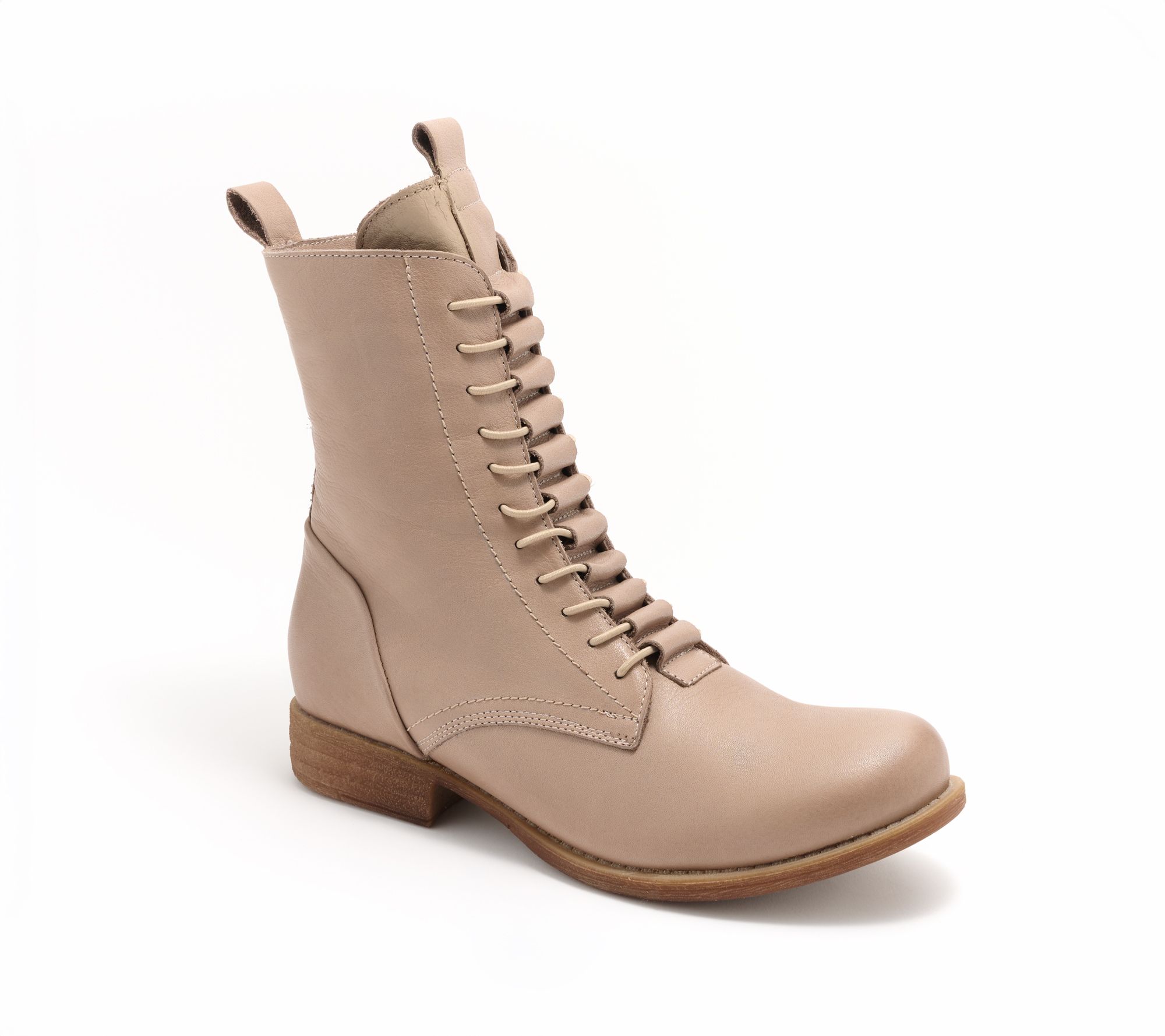 Miz Mooz Leather Gore-Lace Boots - Lizza