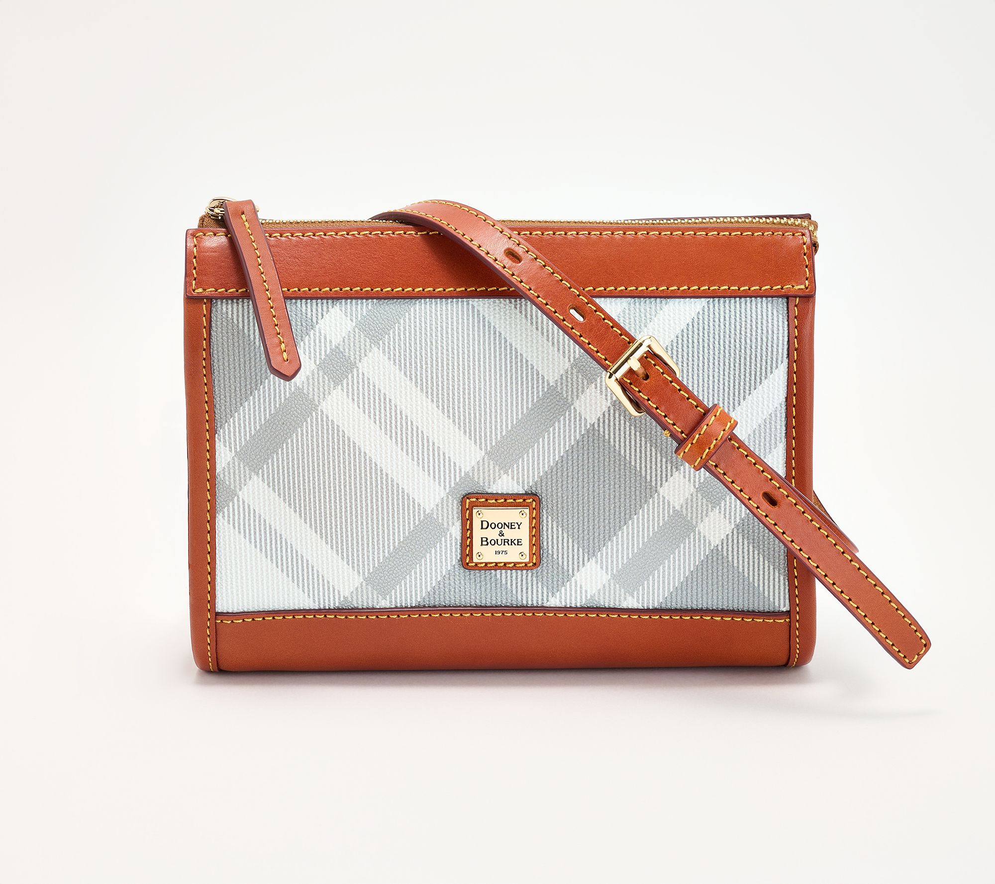 Dooney & Bourke Coated Cotton Sutherland Zip Crossbody
