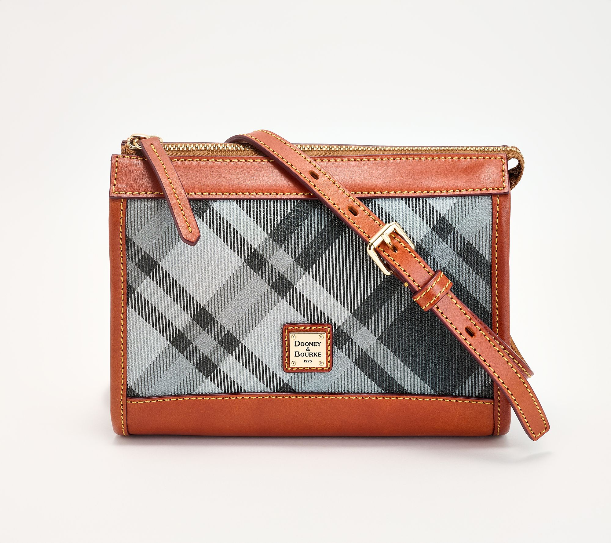 Dooney & Bourke Coated Cotton Sutherland Zip Crossbody