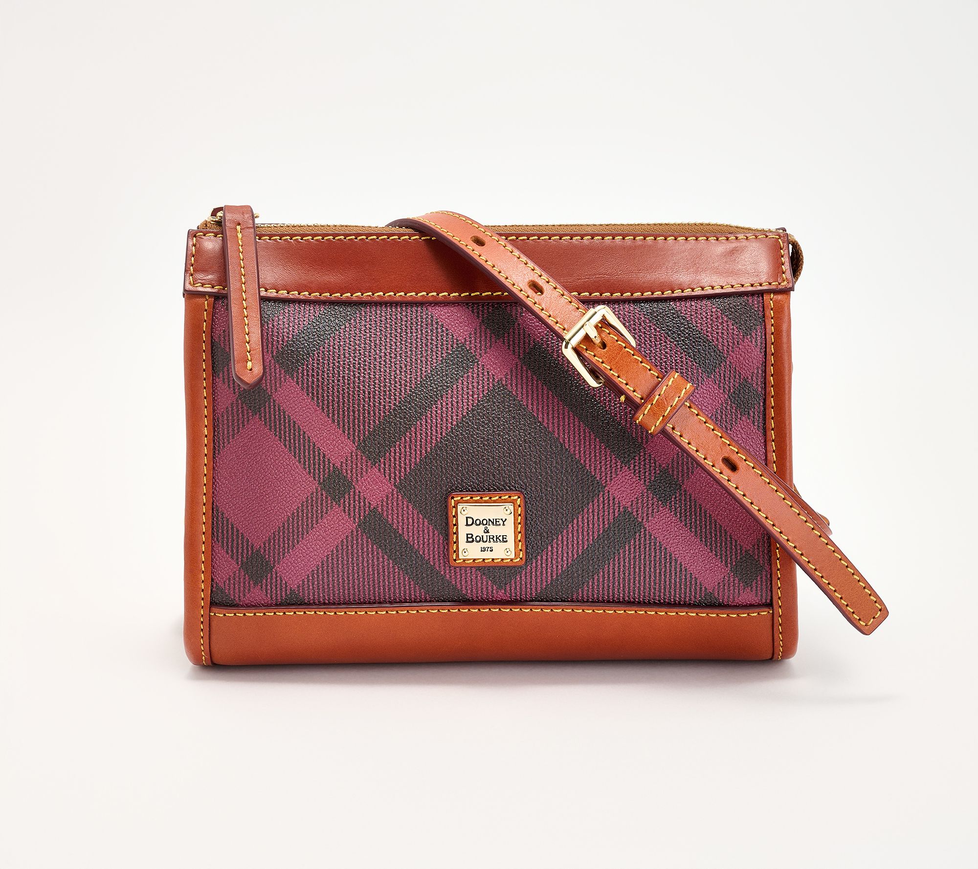 Dooney & Bourke Coated Cotton Sutherland Zip Crossbody