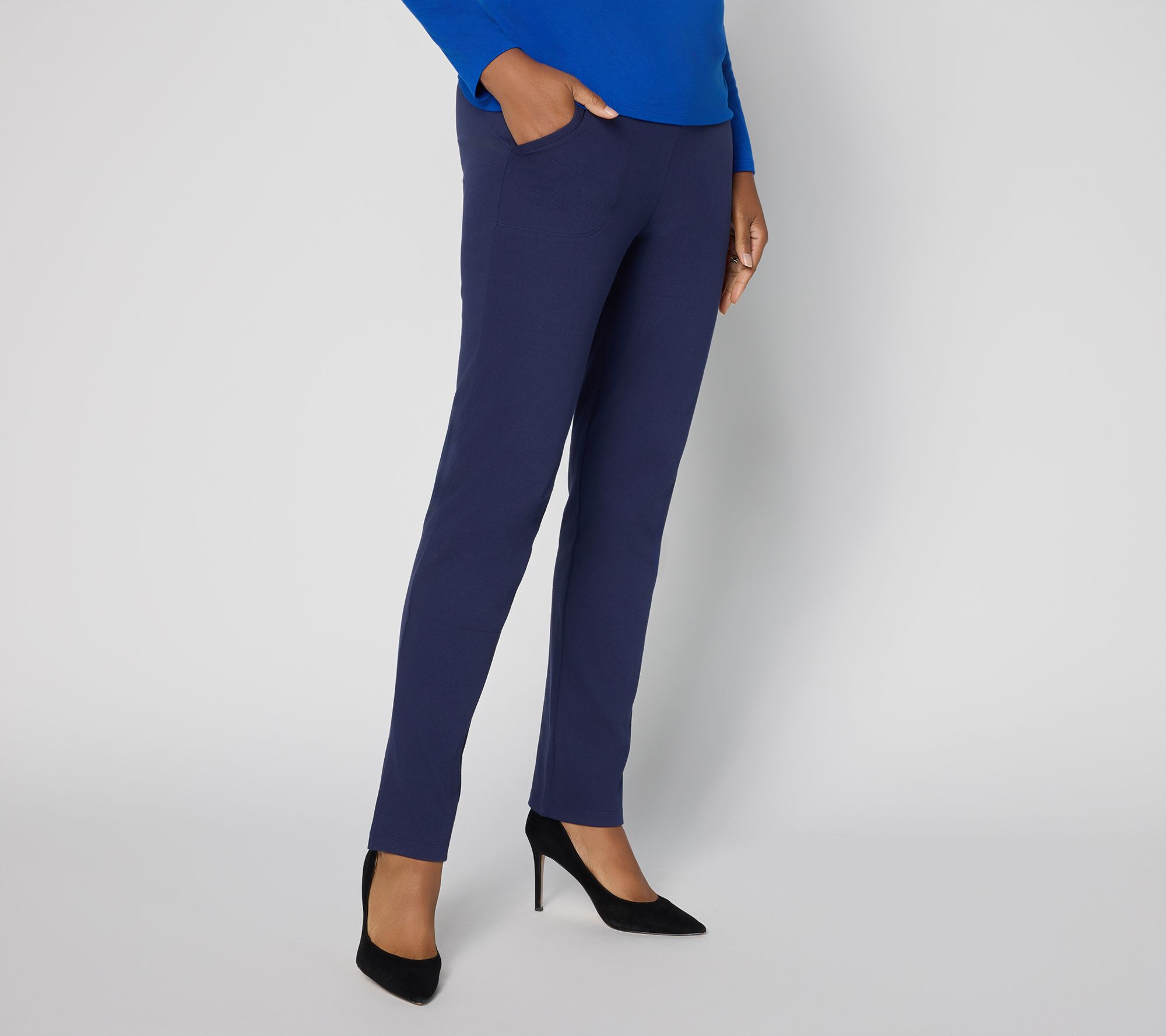 Women with Control Regular St Tropez Full Length Twill Pants