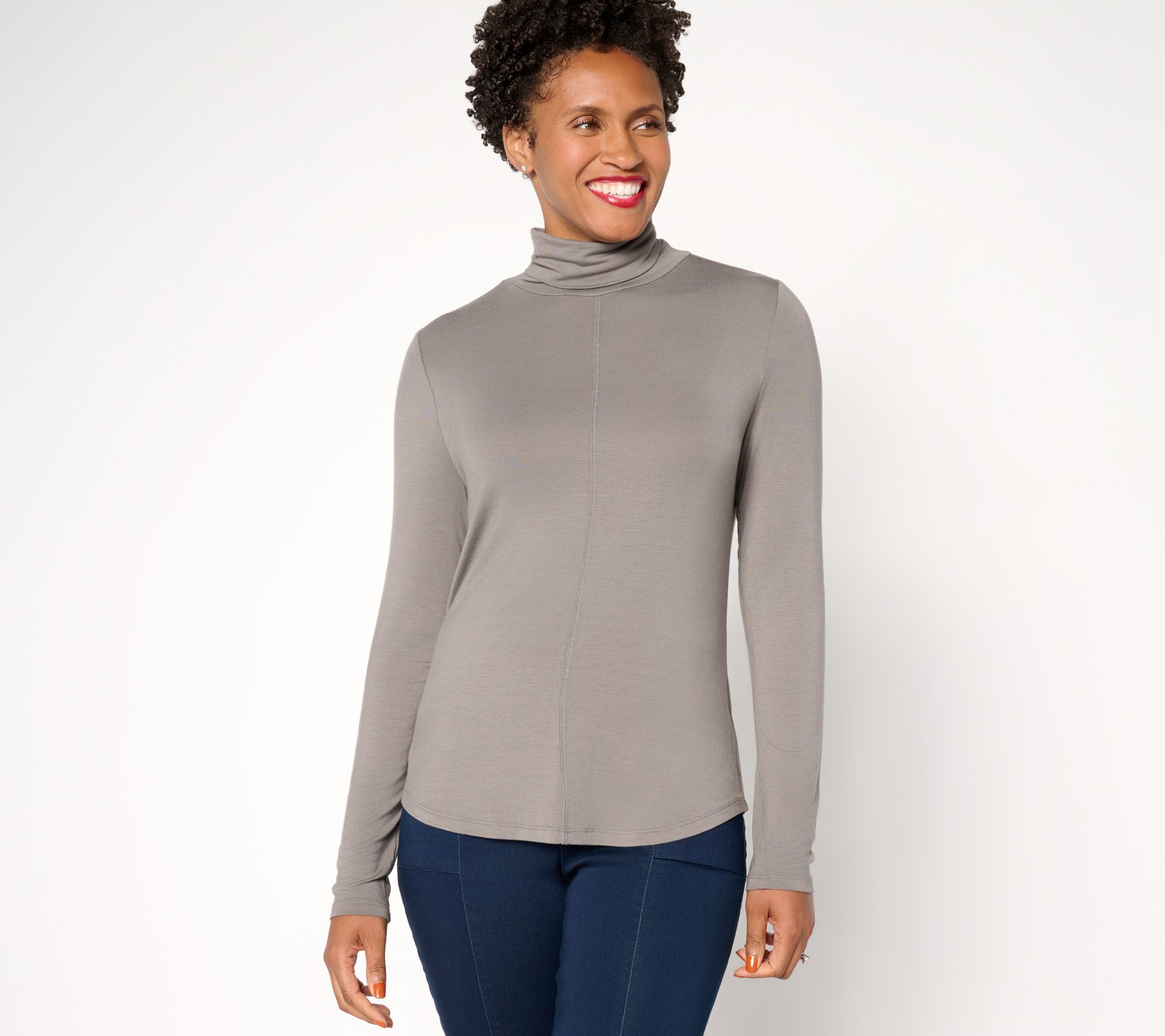 Me by Jennie Garth Larimer Long Sleeve Turtleneck Top