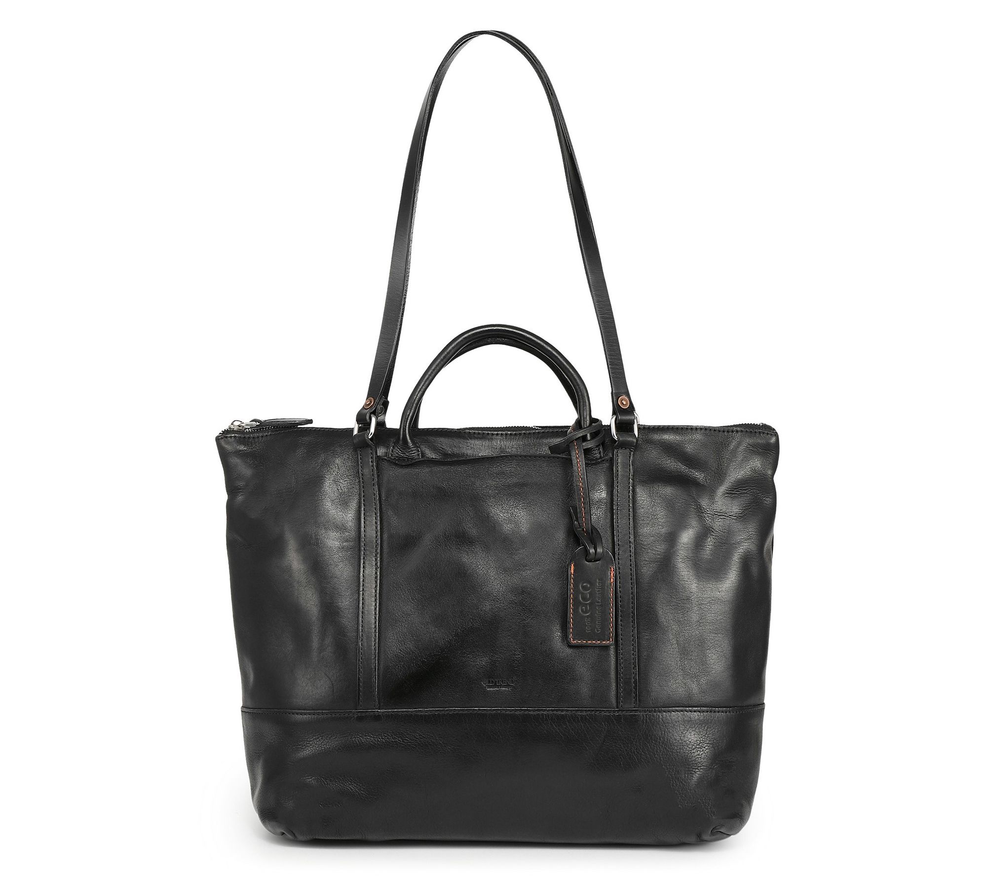 Old Trend Crocus Carryall Leather Tote with Shoulder Strap