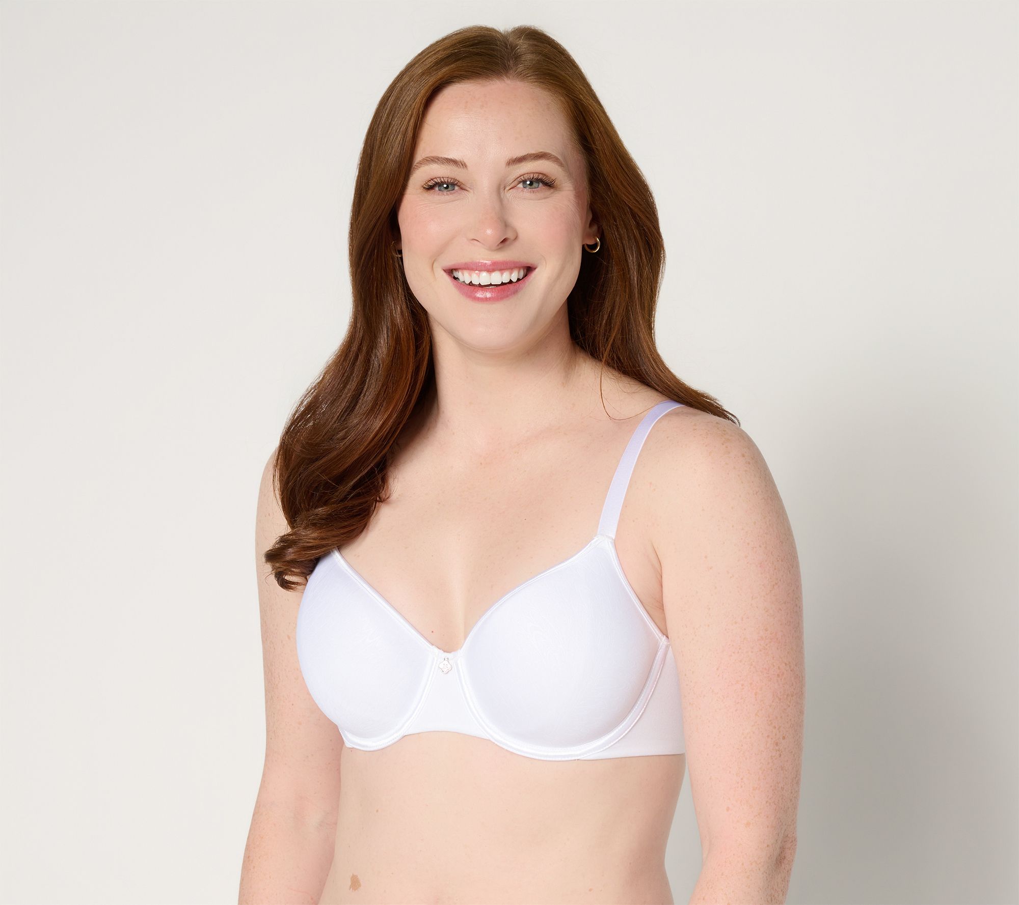 "As Is"Breezies Featherlite Breathe Underwire T-Shirt Bra