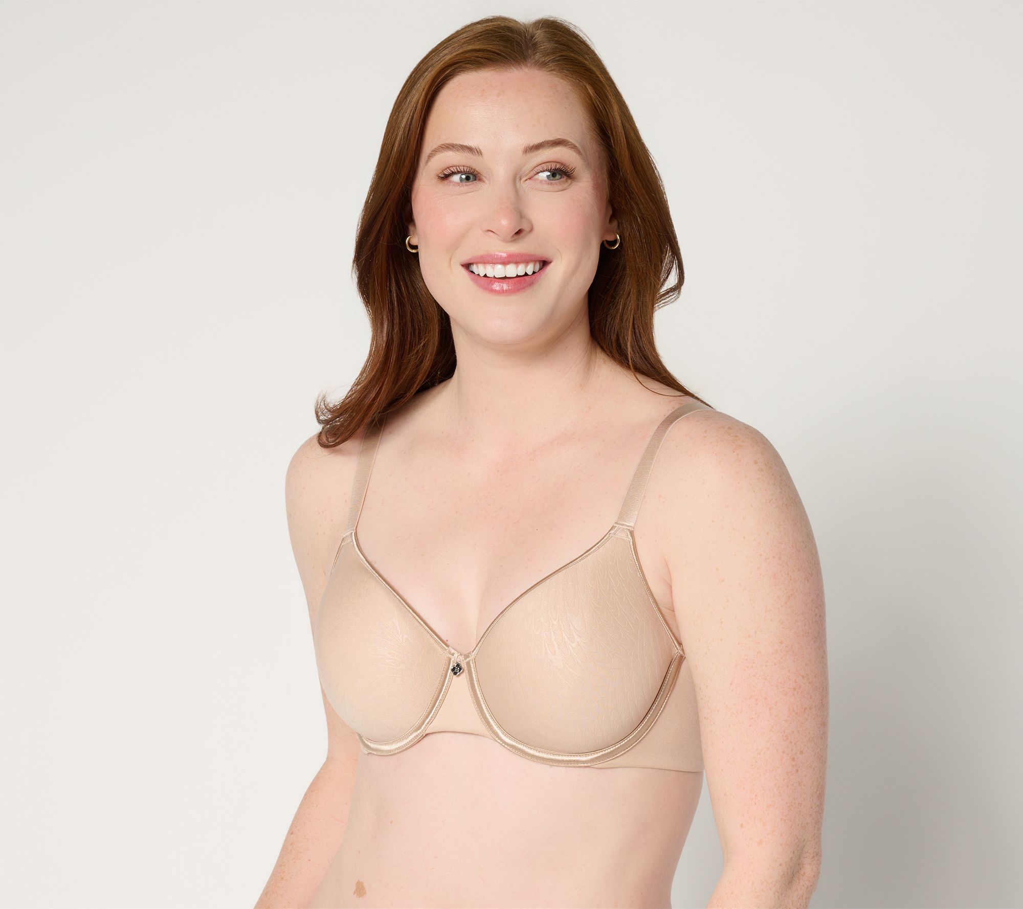 "As Is"Breezies Featherlite Breathe Underwire T-Shirt Bra