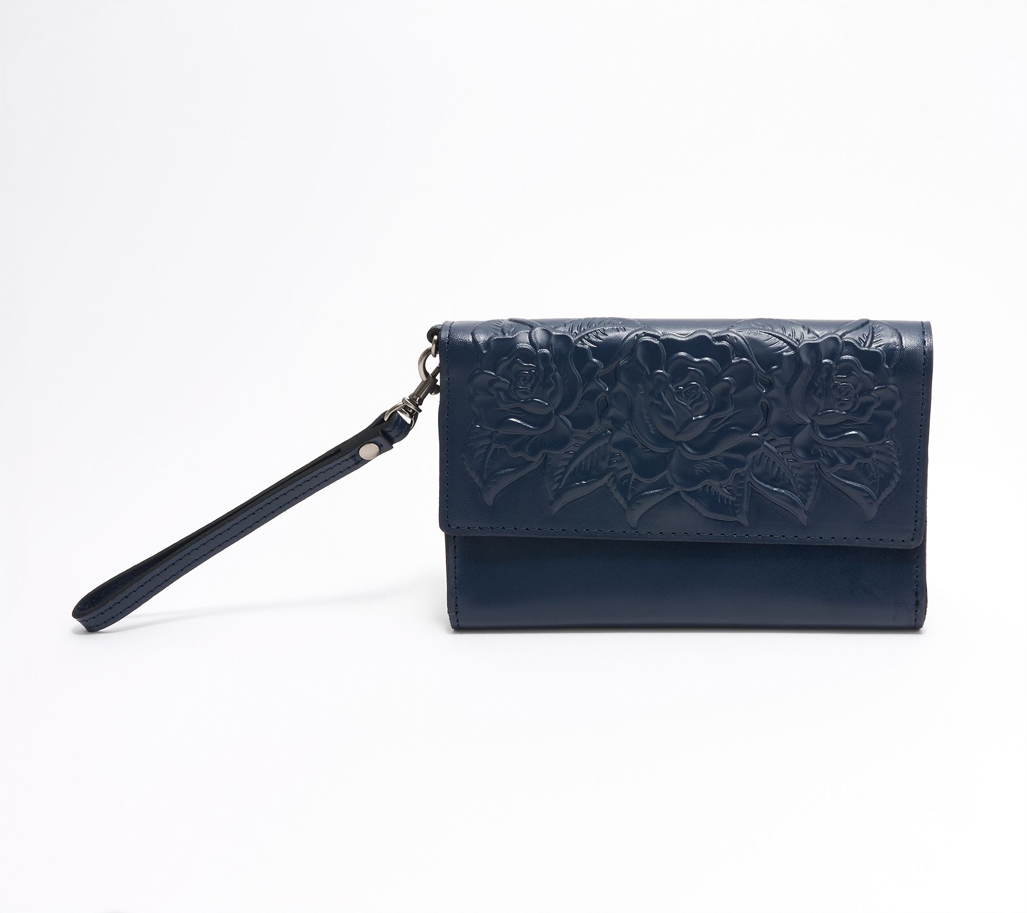 Patricia Nash Leather Marsiliana Mirror Wristlet