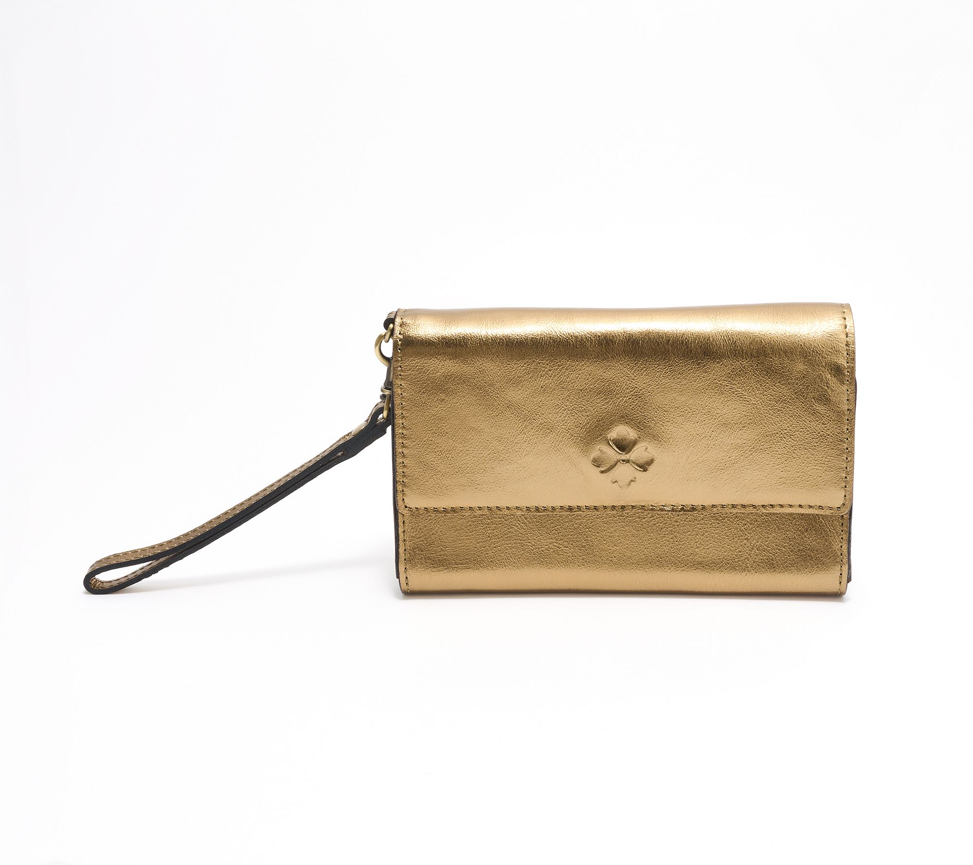 Patricia Nash Leather Marsiliana Mirror Wristlet
