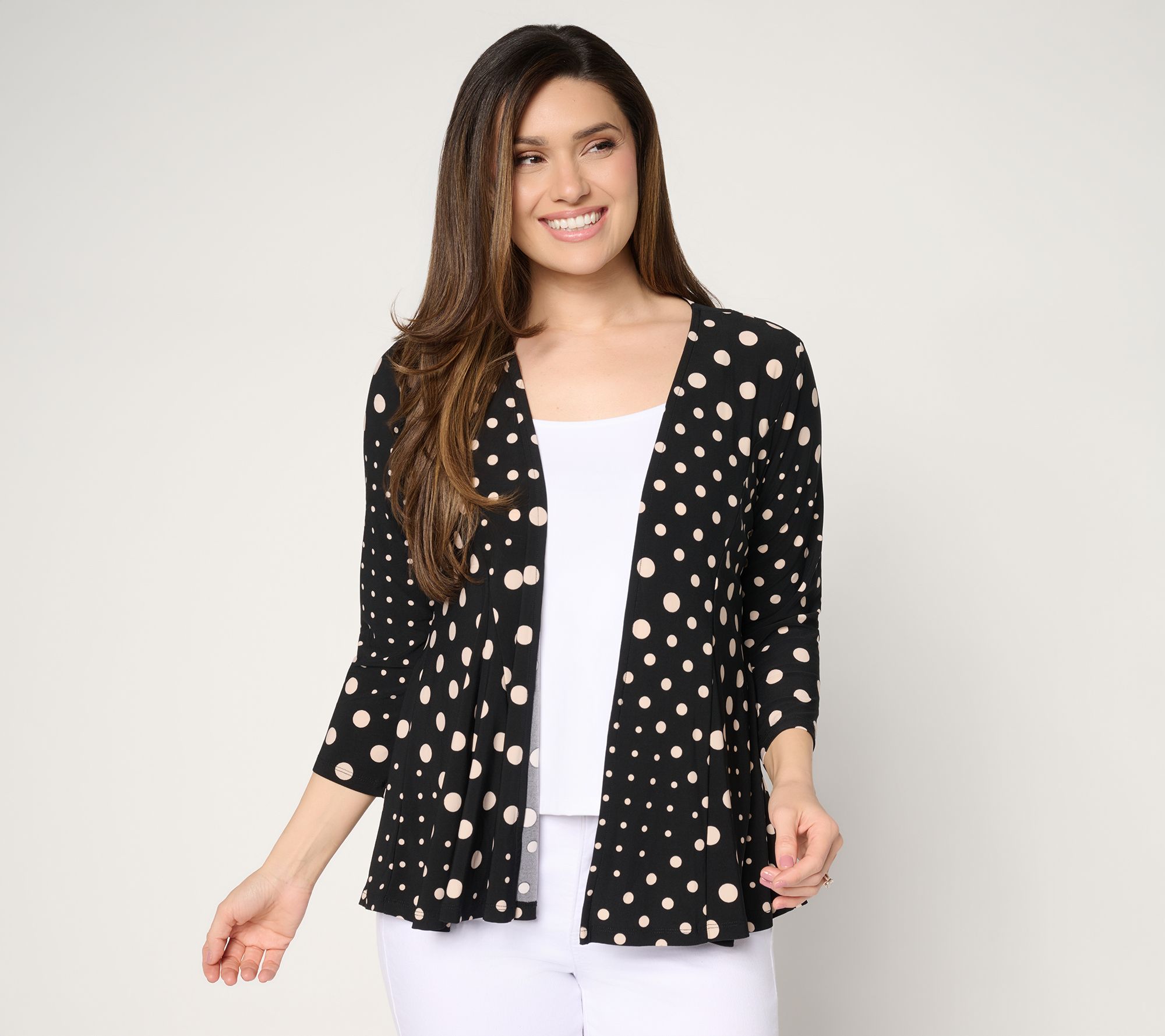 Attitudes by Renee Printed Como Jersey Topper