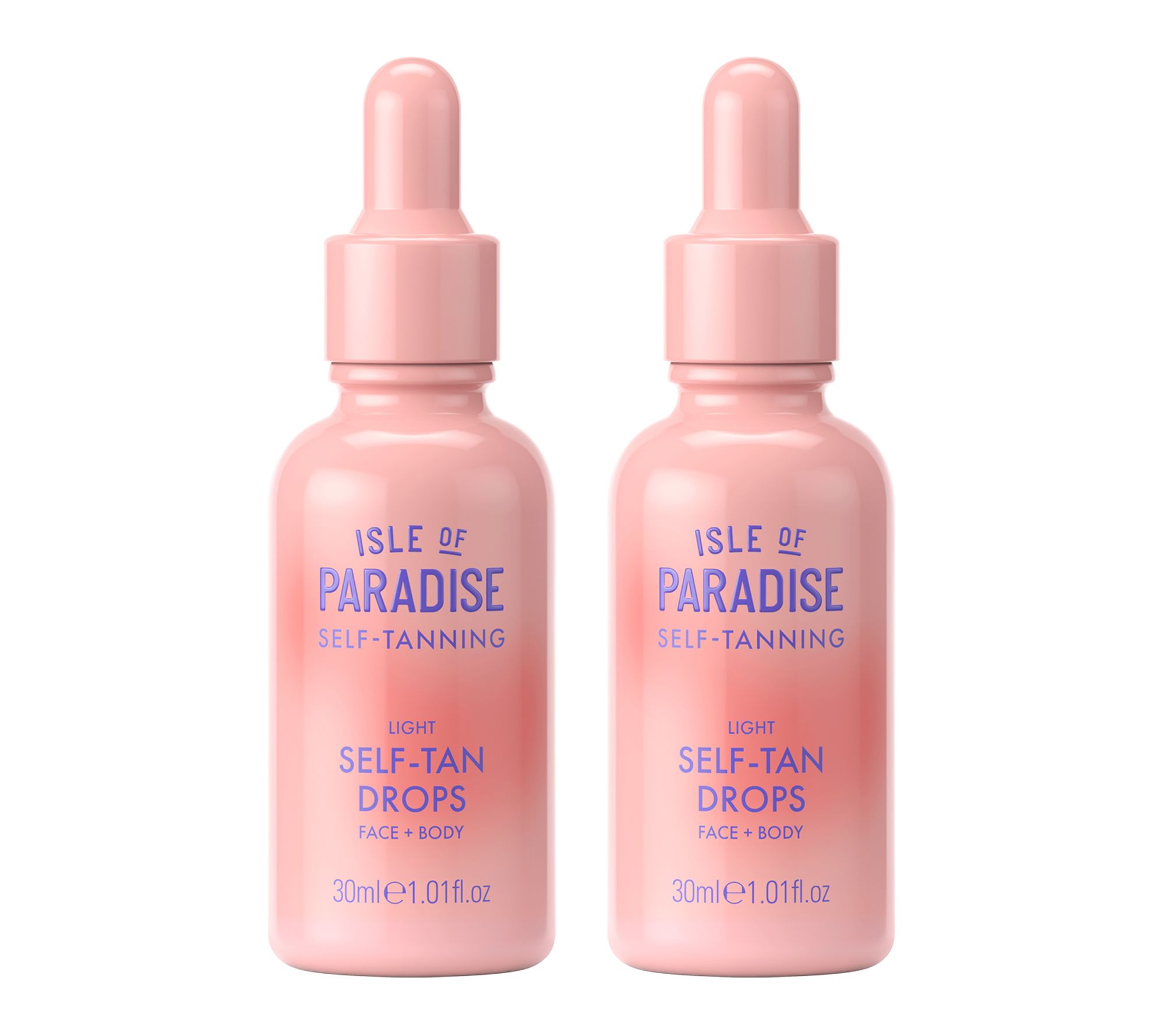  Isle of Paradise Face and Body Self Tan Drops Duo
