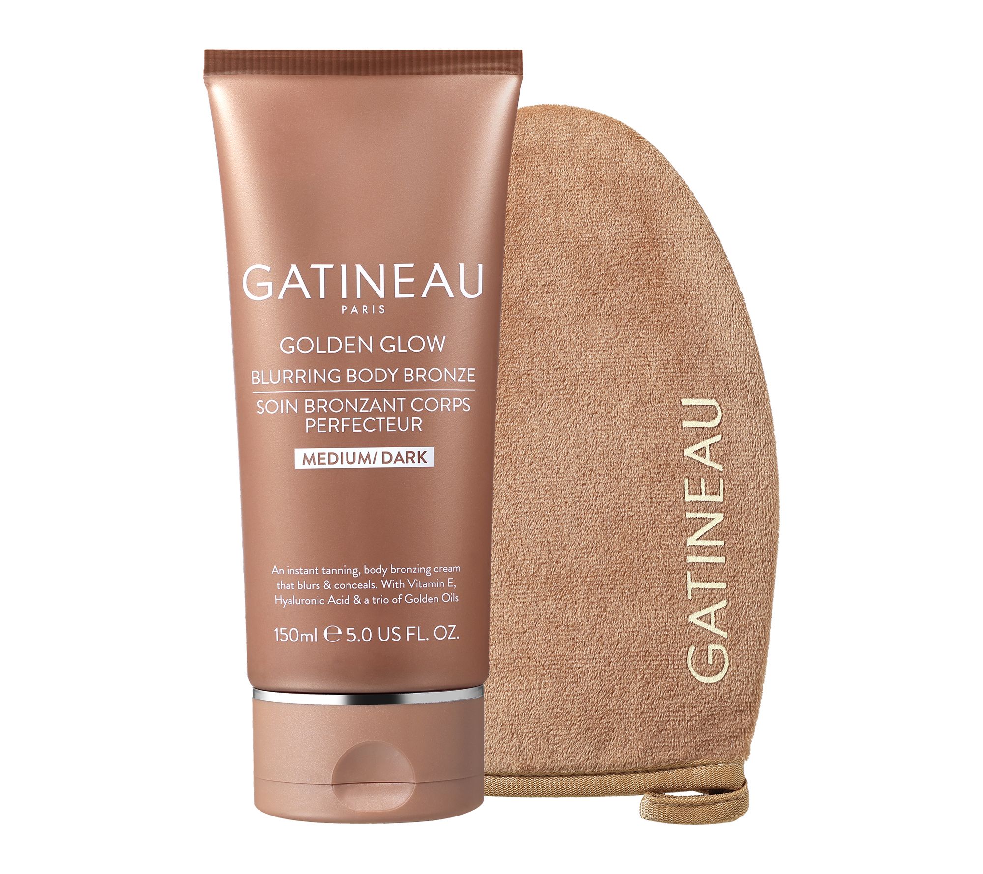 Gatineau Golden Glow Instant Blurring Bronze 5.0oz with Mitt