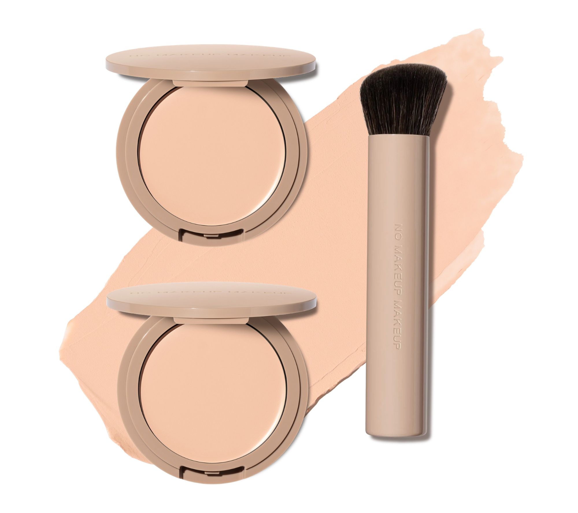  No Makeup Makeup 4-in-1 Foundation Duo + Brush