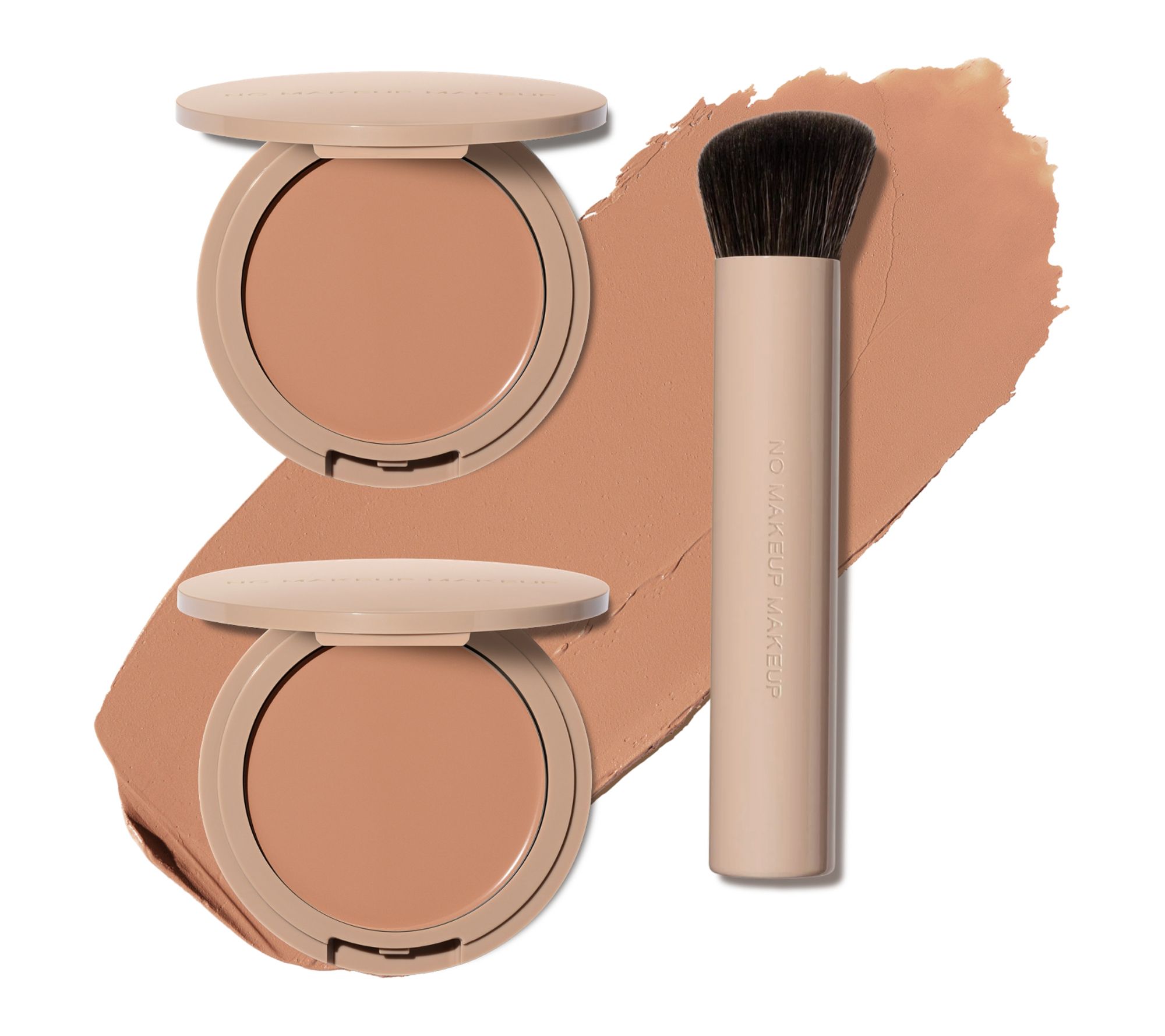 No Makeup Makeup 4-in-1 Foundation Duo + Brush