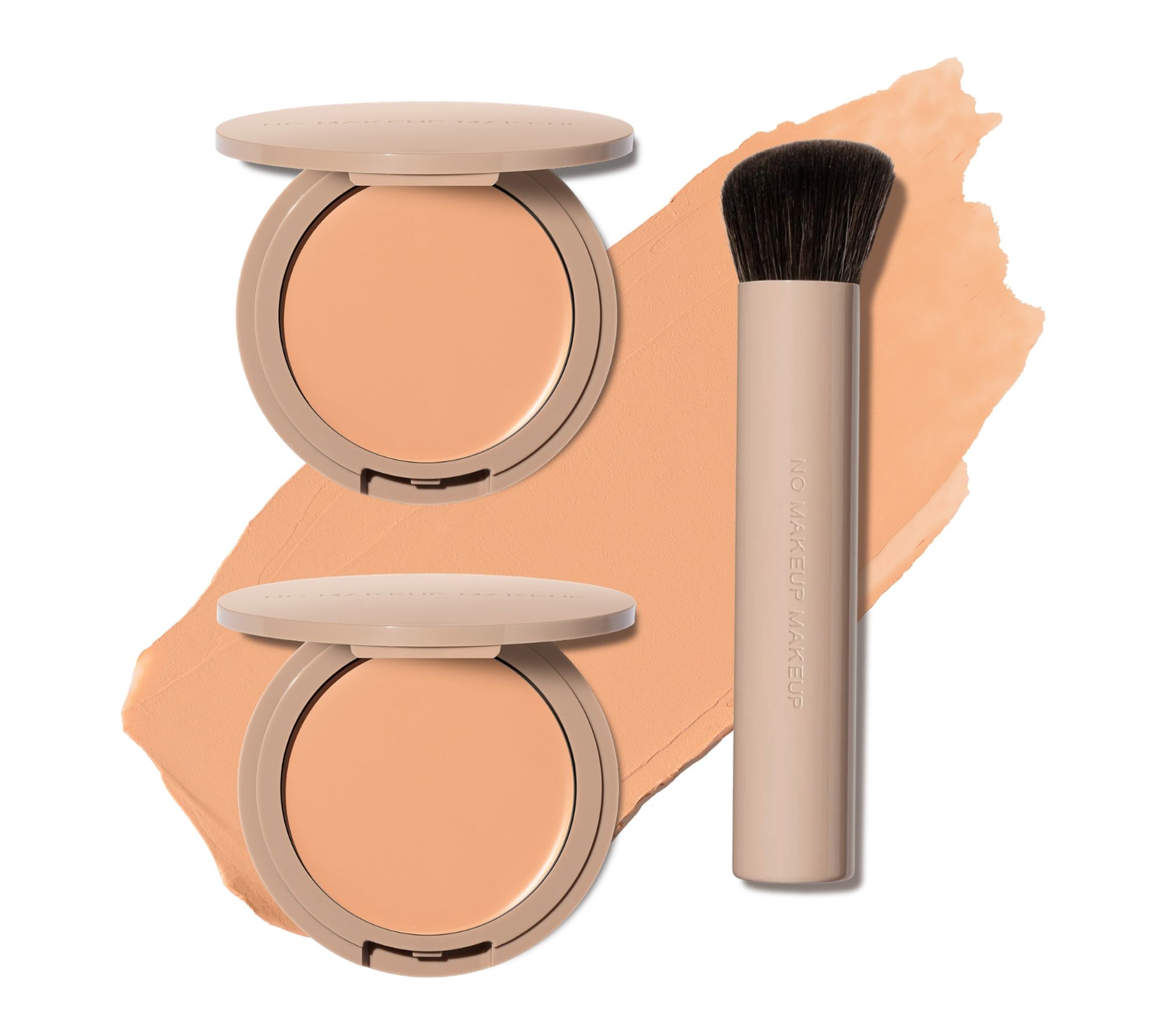 No Makeup Makeup 4-in-1 Foundation Duo + Brush