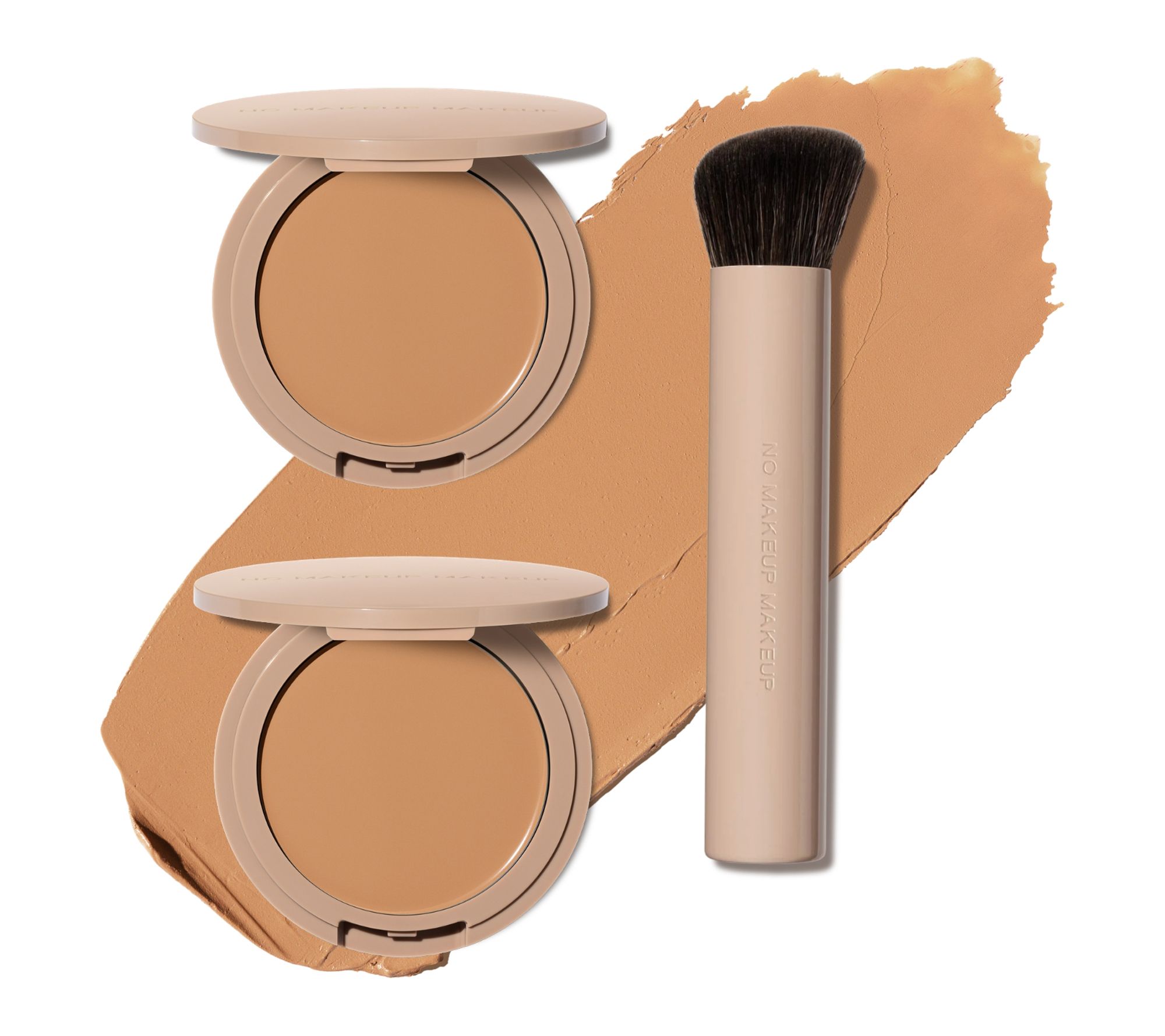 No Makeup Makeup 4-in-1 Foundation Duo + Brush