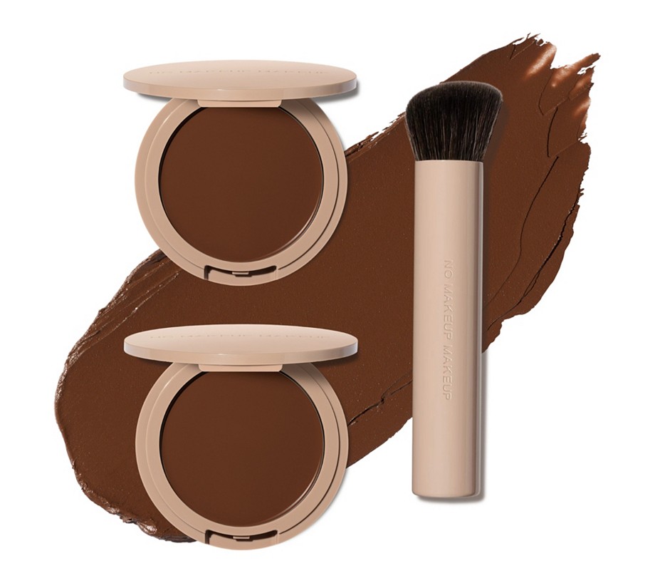 No Makeup Makeup 4-in-1 Foundation Duo + Brush