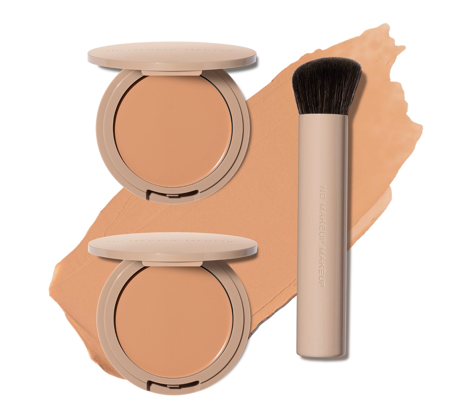 No Makeup Makeup 4-in-1 Foundation Duo + Brush