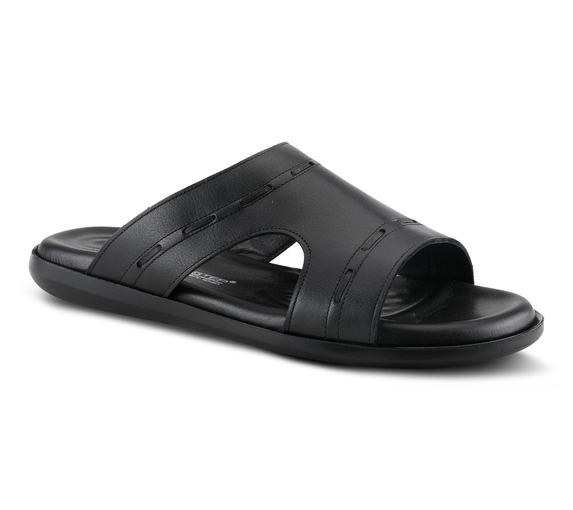 Spring Step Men Leather Slip-on Sandal - Benn