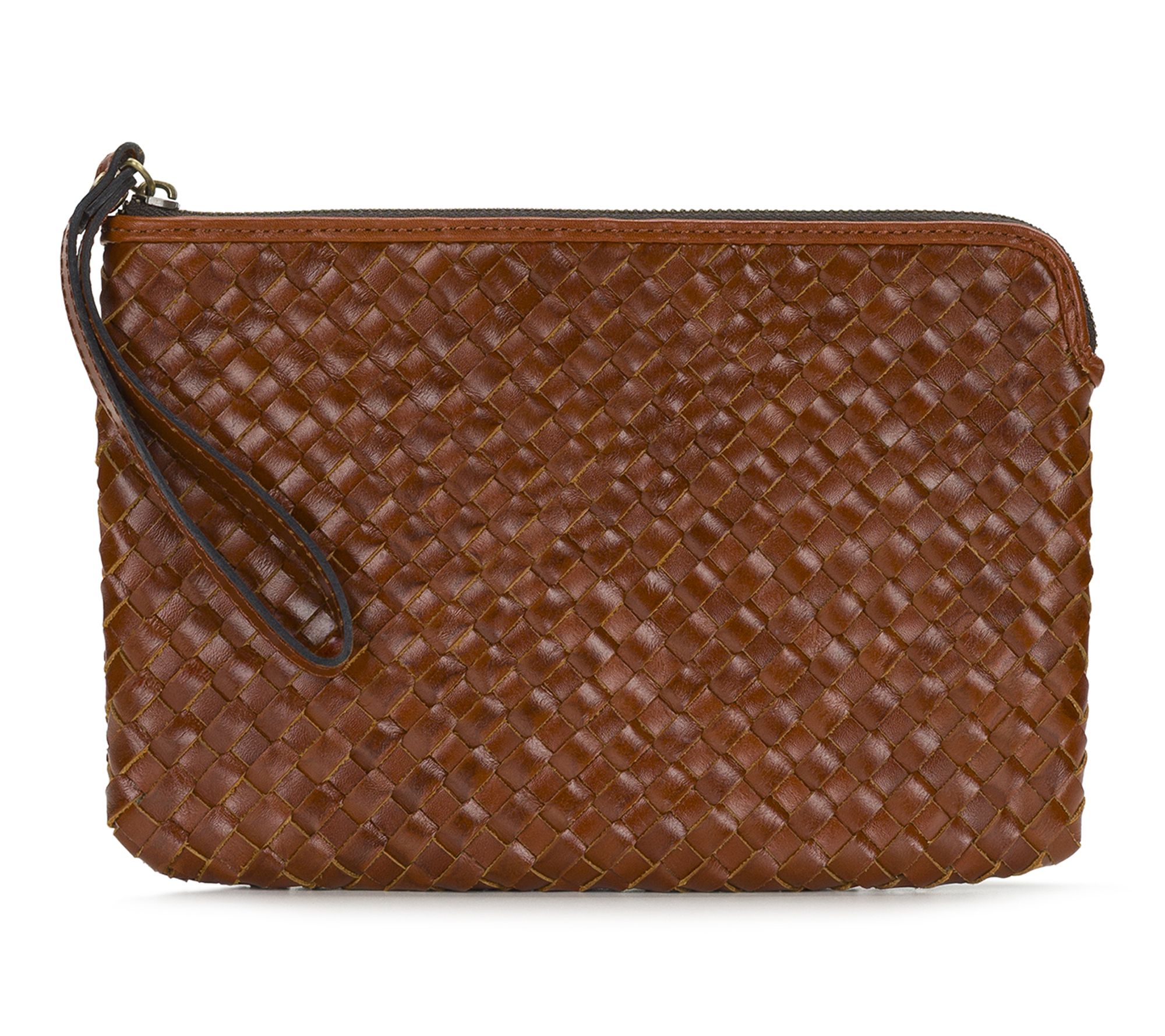 Patricia Nash Leisha Wristlet - Hand Stained Woven