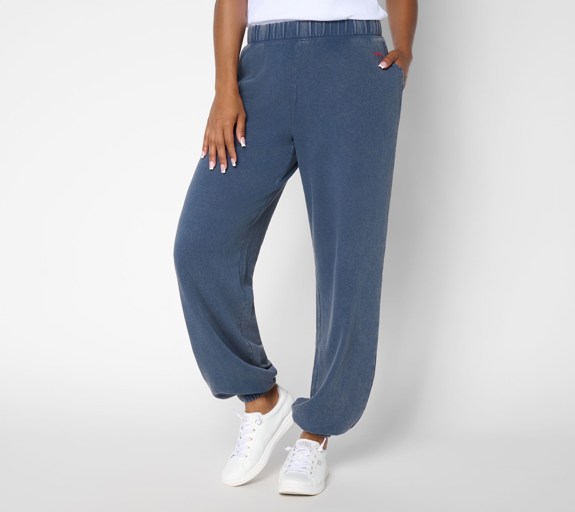 Peace Love World Petite French Terry Pull On Joggers