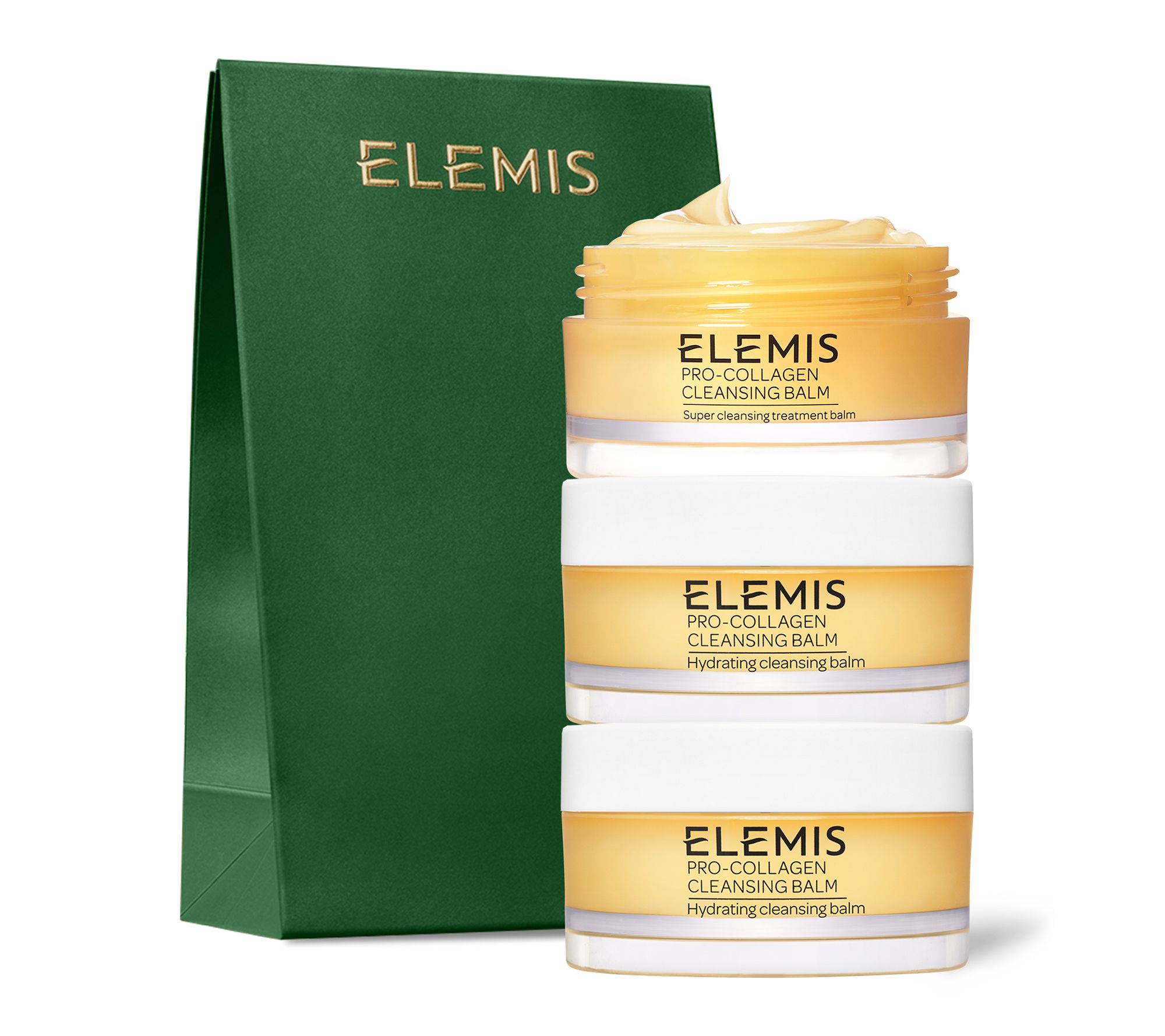 ELEMIS Pro -Collagen Cleansing Balm Trio w/ Gift Bag