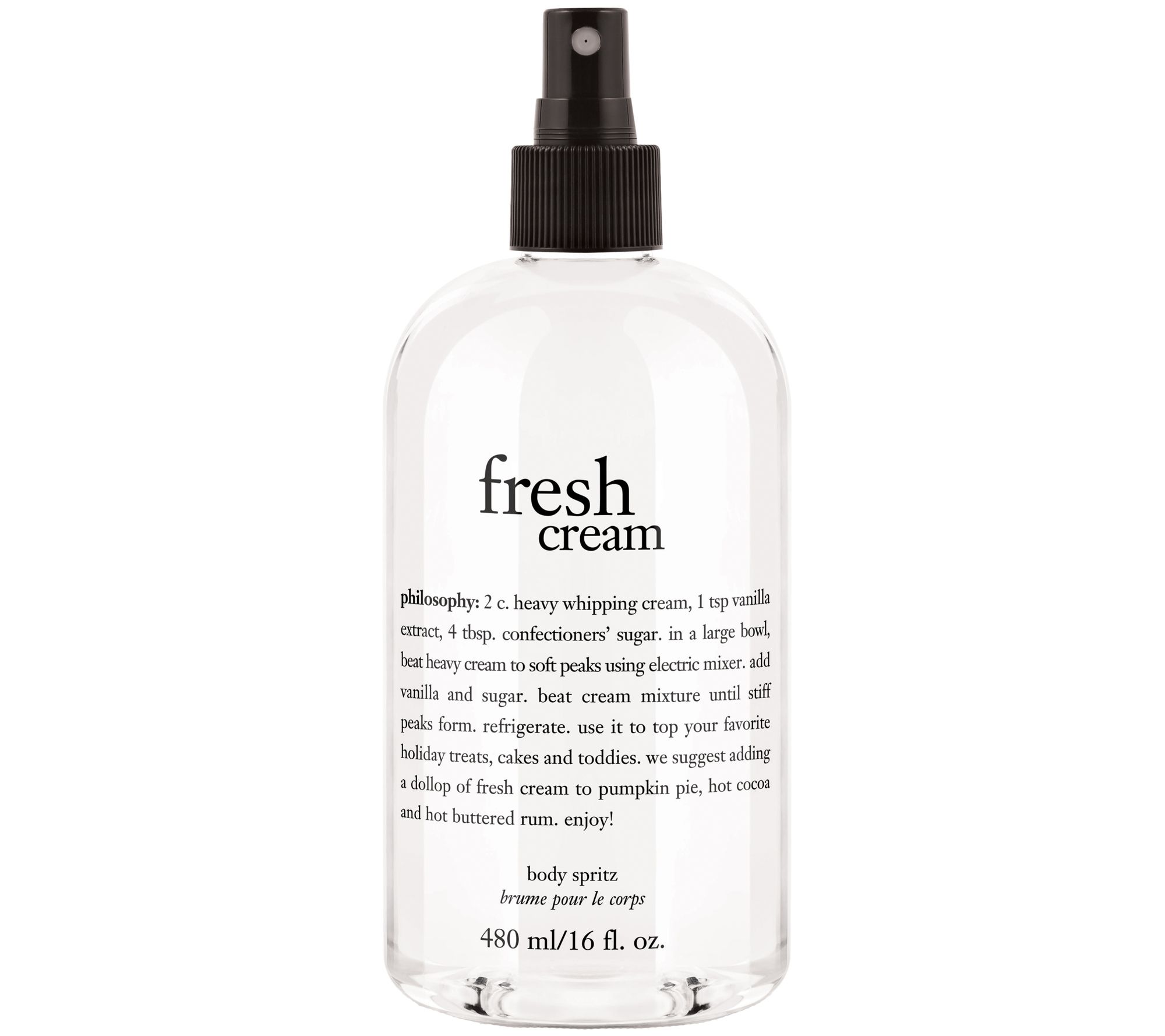 philosophy body spritz, 16 oz - Page 1 — QVC.com