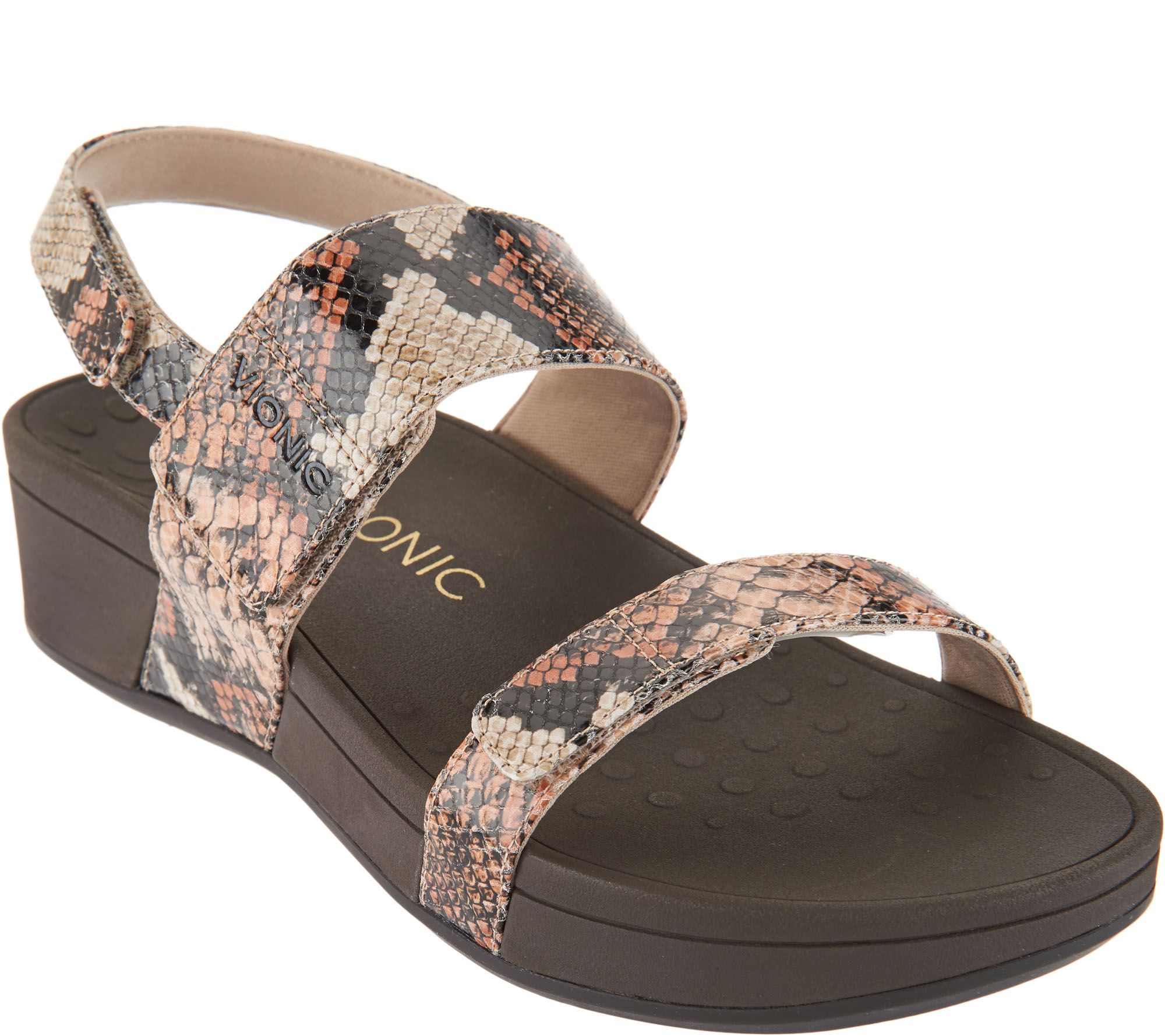 vionic platform leather sandals