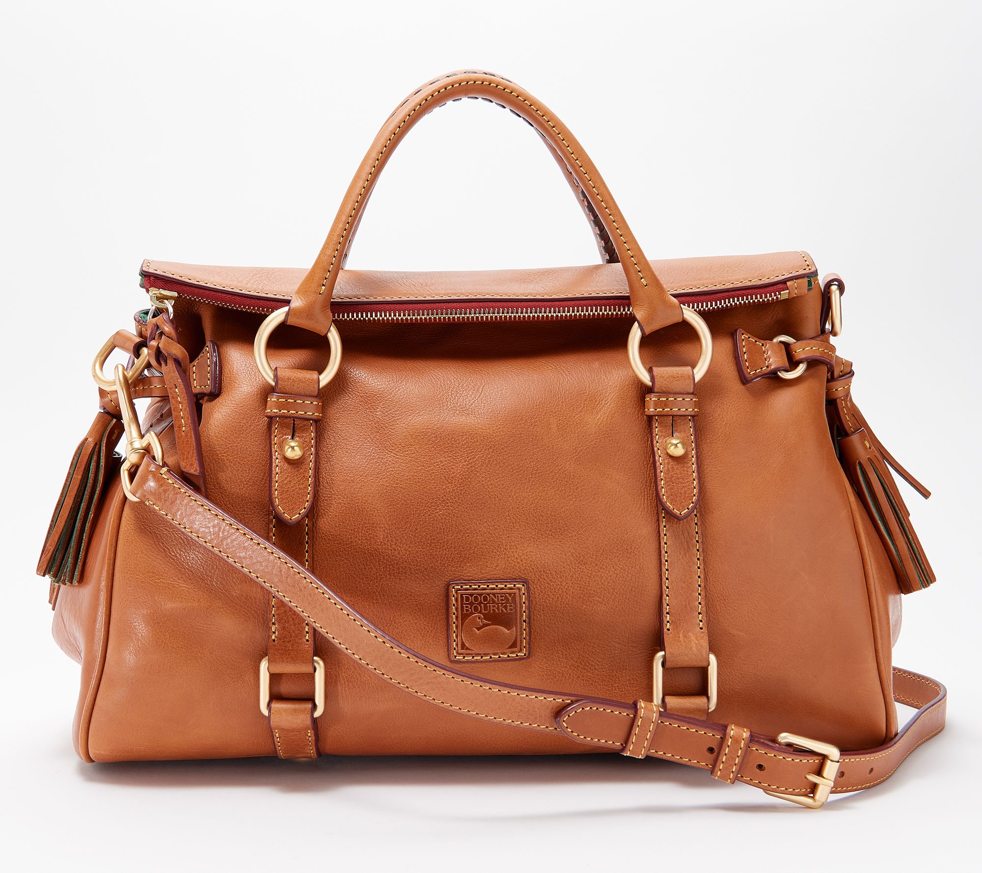 Dooney & Bourke Florentine Satchel Handbag -Cameron on QVC 