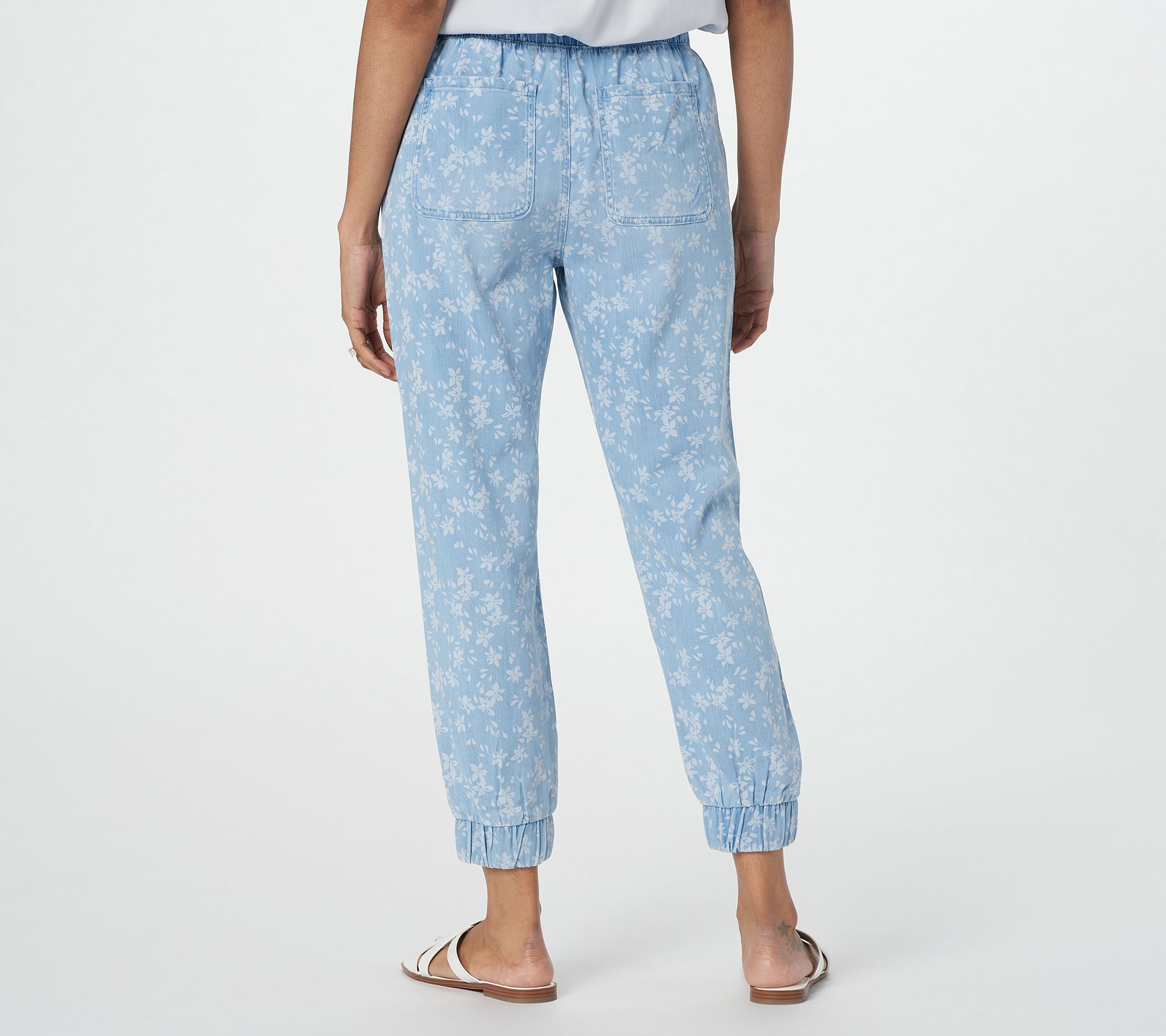 Side Stitch Petite Rounded Pocket Jogger Pants