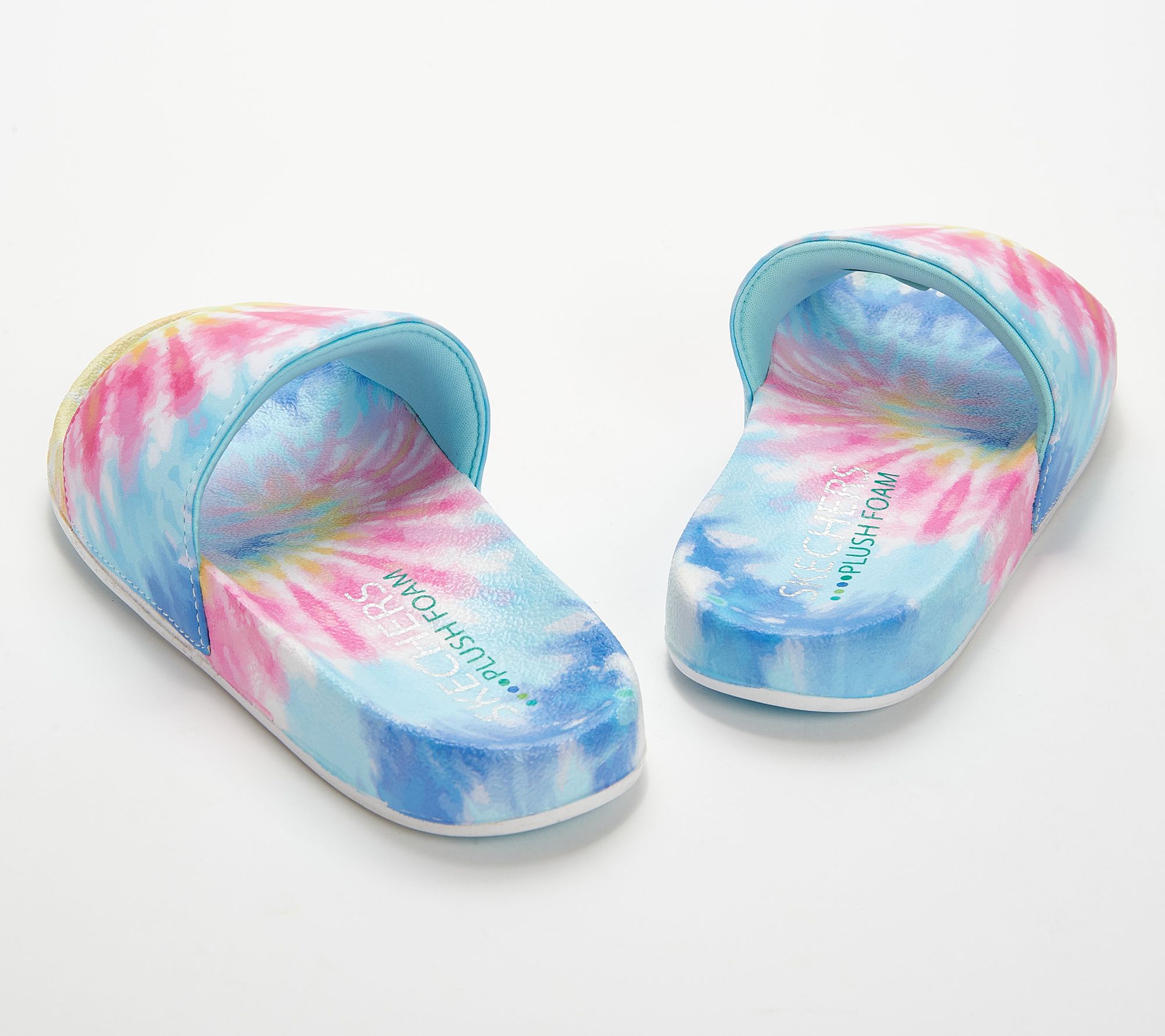 Tie dye slip online on sandals